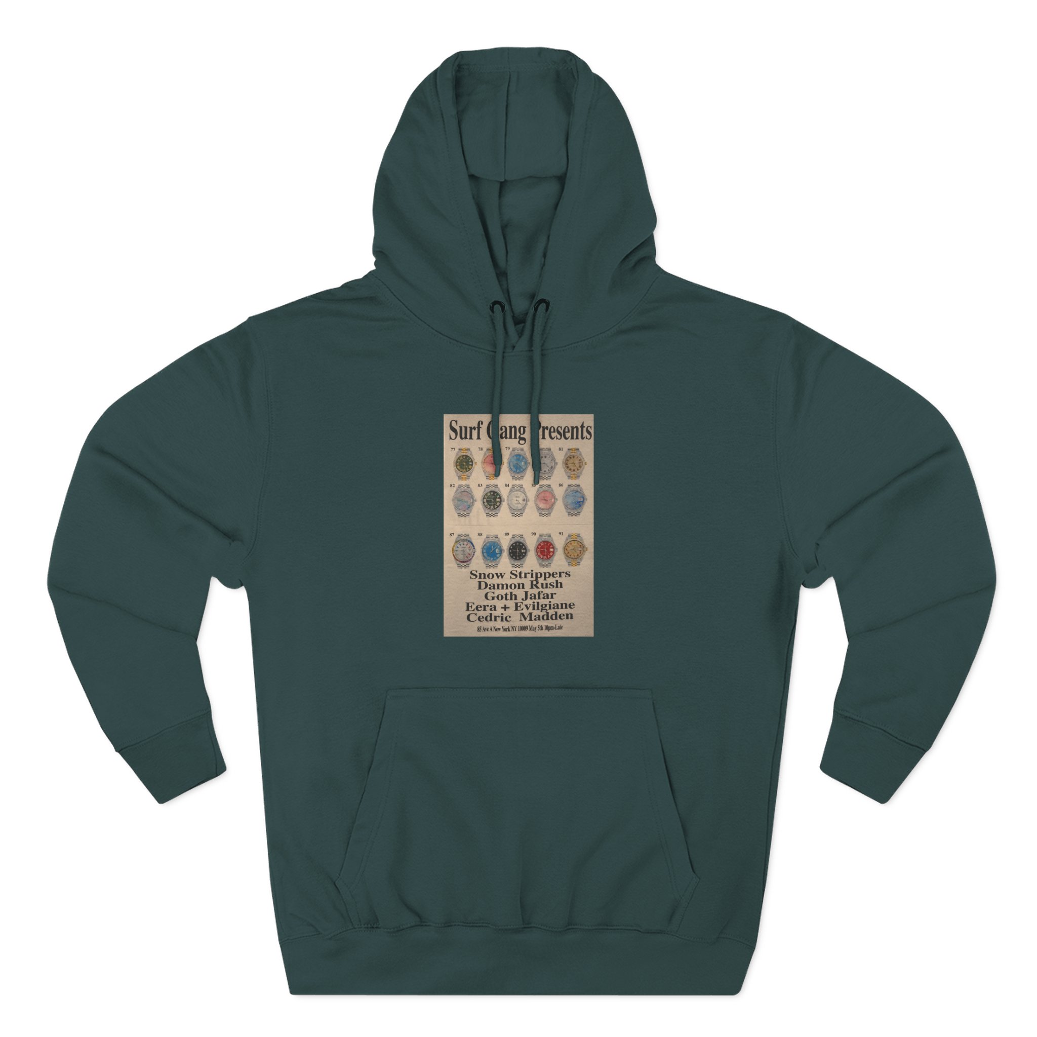 Surf Gang Three-Panel Fleece Hoodie