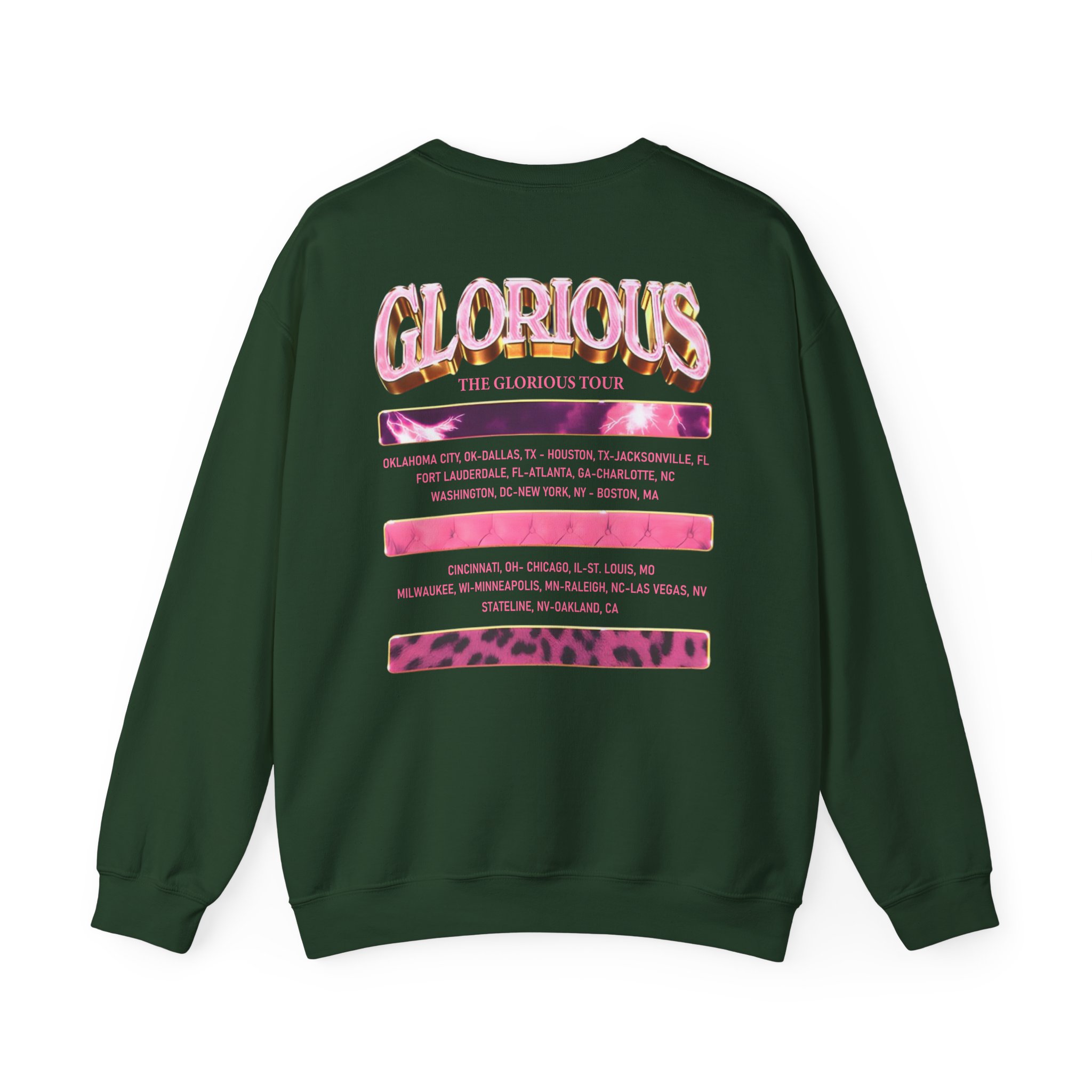Glorilla Glorious Tour From Memphis Unisex Heavy Blendâ„¢ Crewneck Sweatshirt