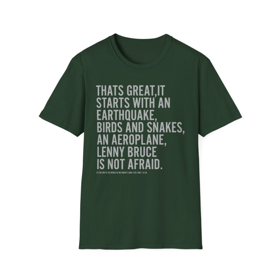 Rem Its the End of the World as We Know It Unisex Softstyle T-Shirt