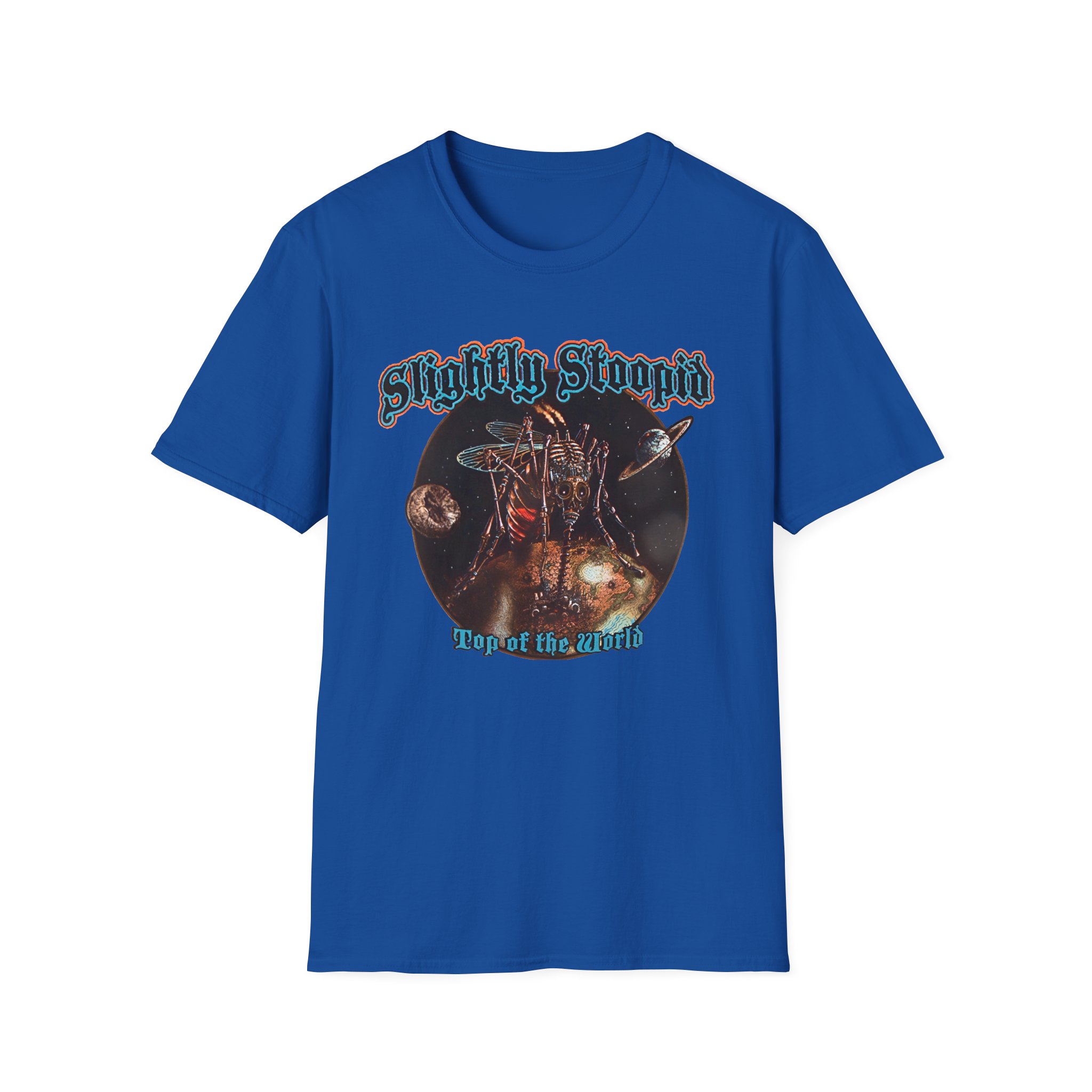 Slightly Stoopid Top of the World Golden Goods Unisex Softstyle T-Shirt