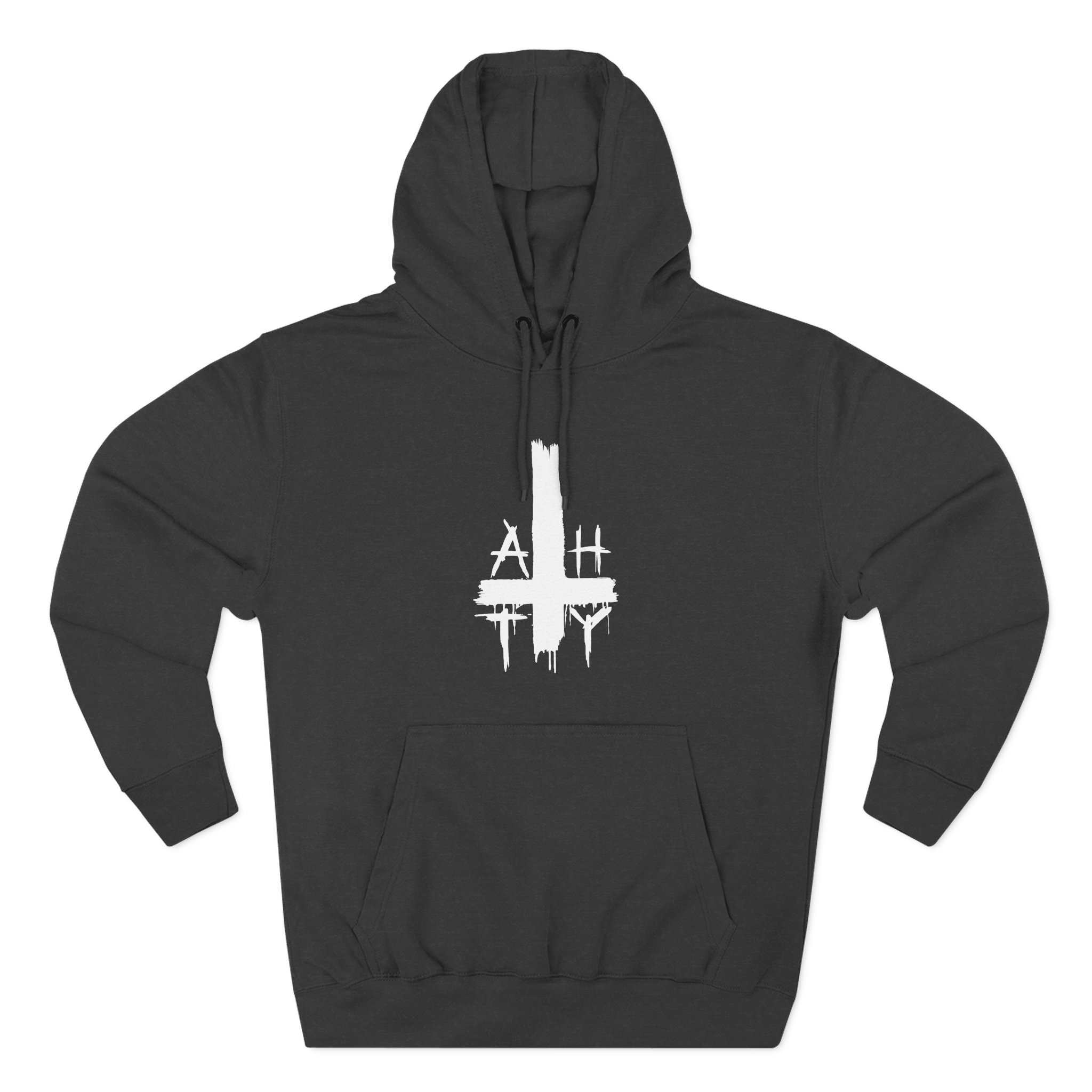 All Hail the Yeti Worship Satan Three-Panel Fleece Hoodie