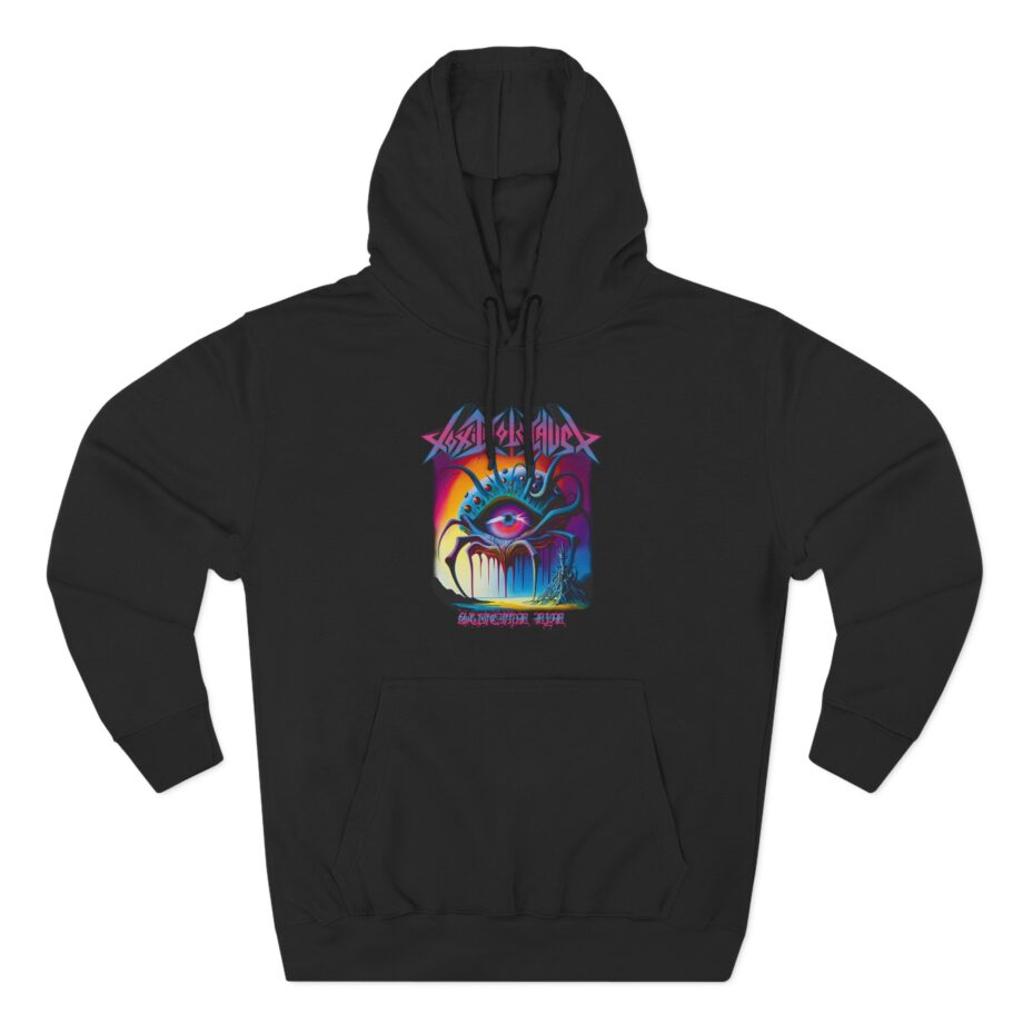 Toxic Holocaust Suicide Eye Three-Panel Fleece Hoodie