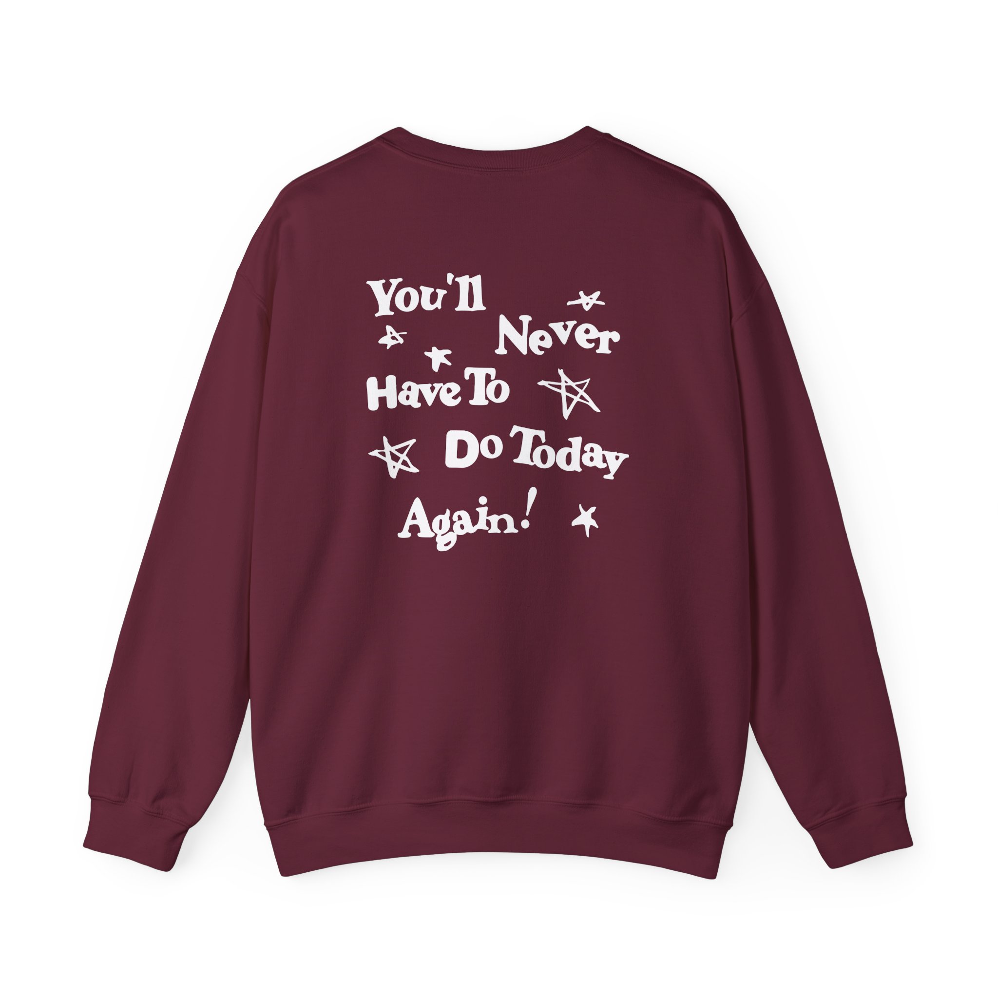 Alex Warren You’ll Never Have to Do Today Again Unisex Heavy Blend™ Crewneck Sweatshirt