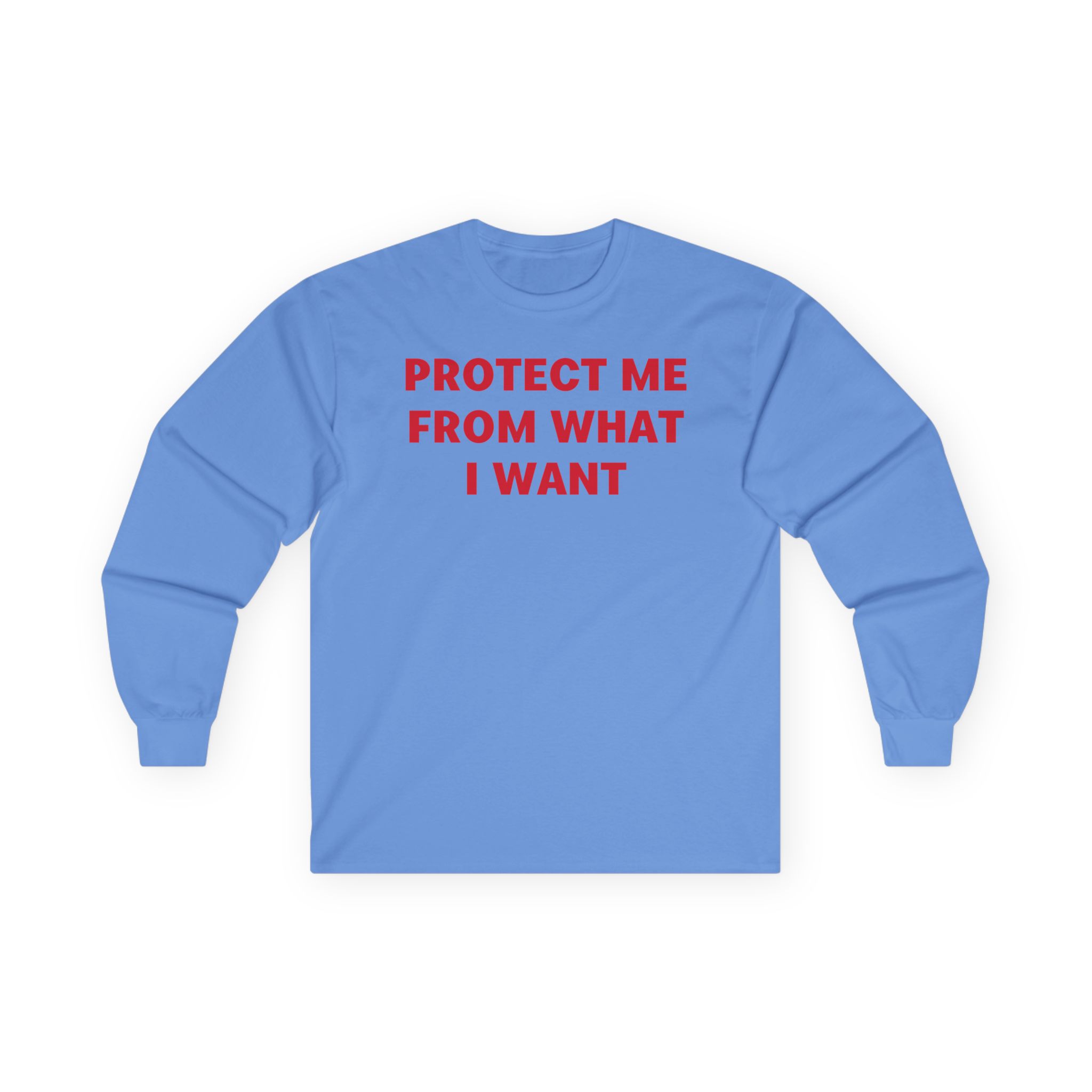 Jenny Holzer Protect Me From What I Want Unisex Ultra Cotton Long Sleeve Tee