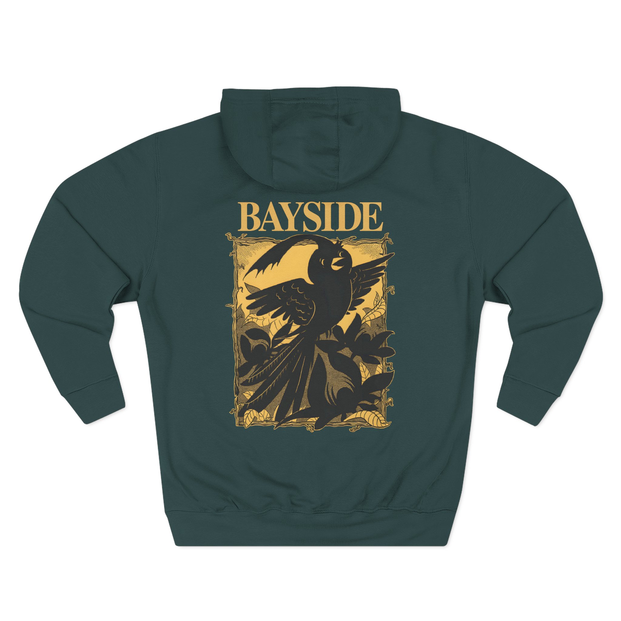 Bayside Cartoon Three-Panel Fleece Hoodie