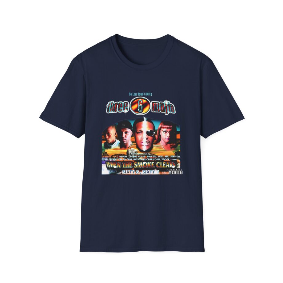 Three 6 Mafia When the Smoke Clears Unisex Softstyle T-Shirt