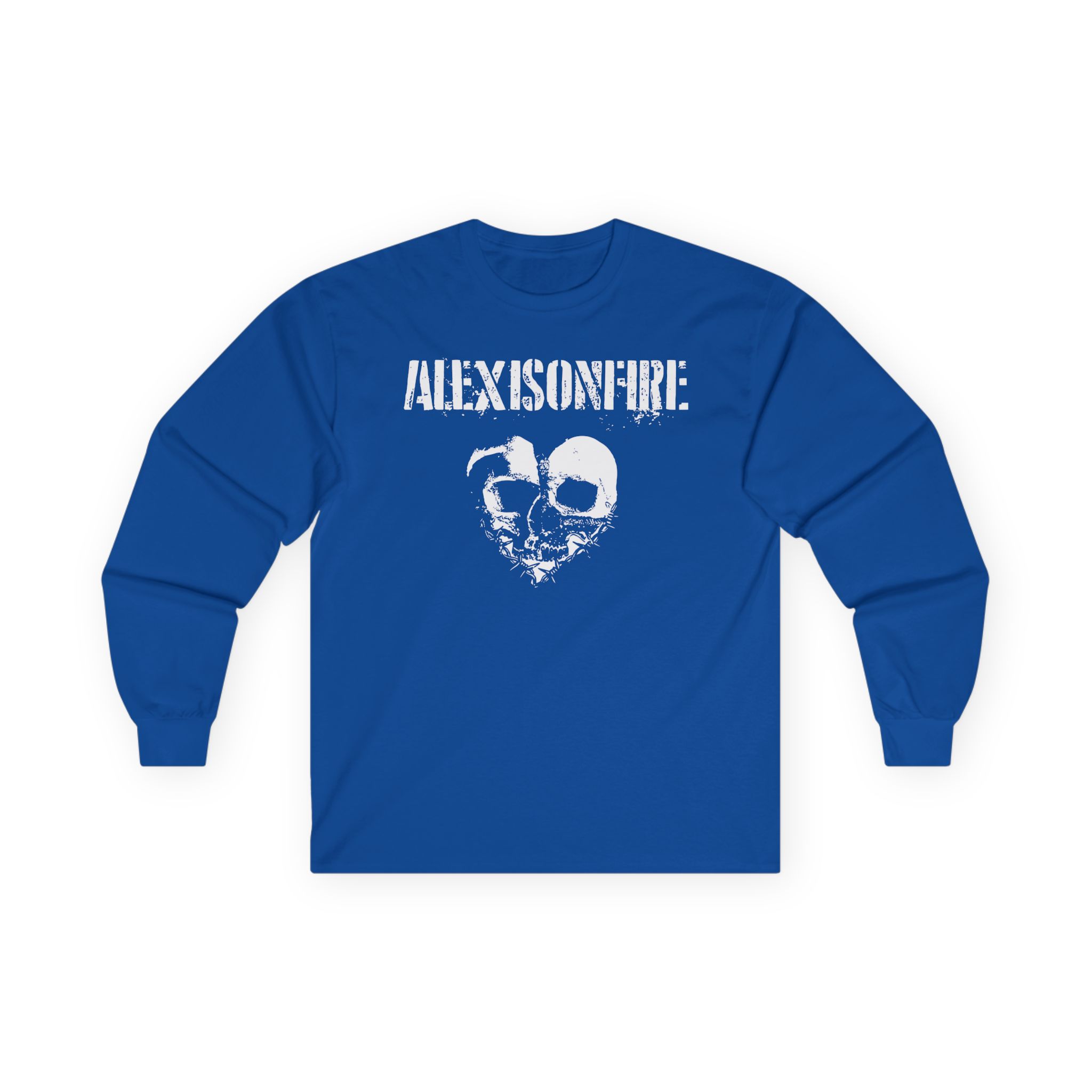 Alexisonfire Barbed Wire Heartskull Unisex Ultra Cotton Long Sleeve Tee