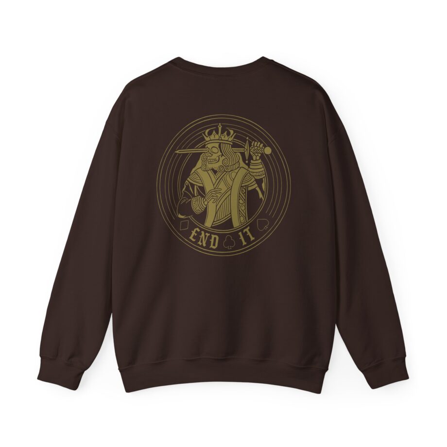 End It King Circle Unisex Heavy Blend™ Crewneck Sweatshirt