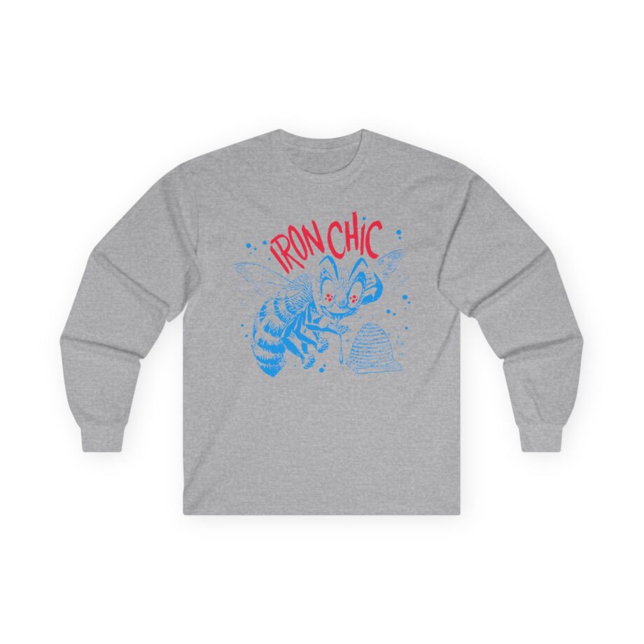 Iron Chic Bee Unisex Ultra Cotton Long Sleeve Tee