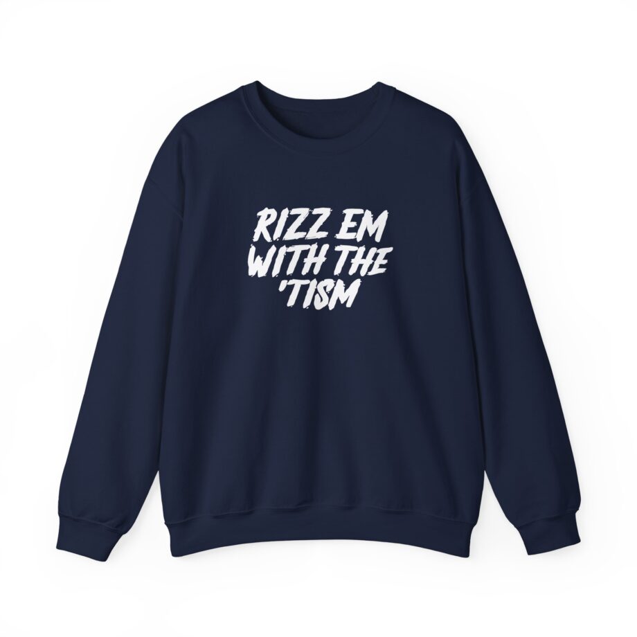 Ryan Windridge Rizz Em With the Tism Unisex Heavy Blend™ Crewneck Sweatshirt