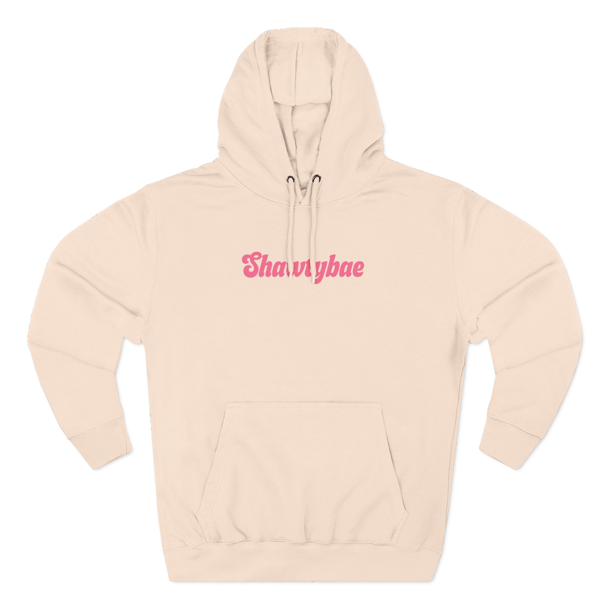 Shawty Bae Three-Panel Fleece Hoodie