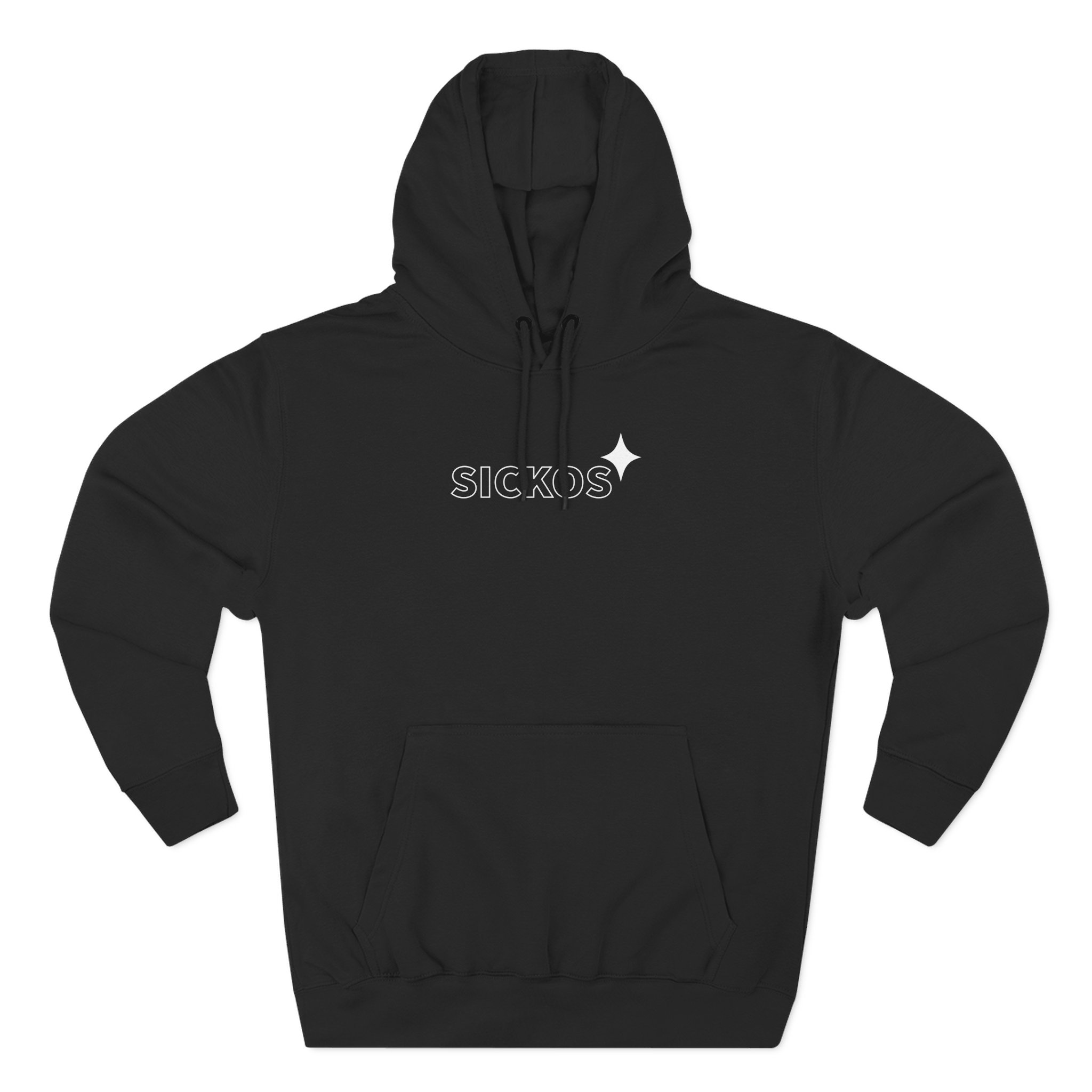 Sickos Three-Panel Fleece Hoodie