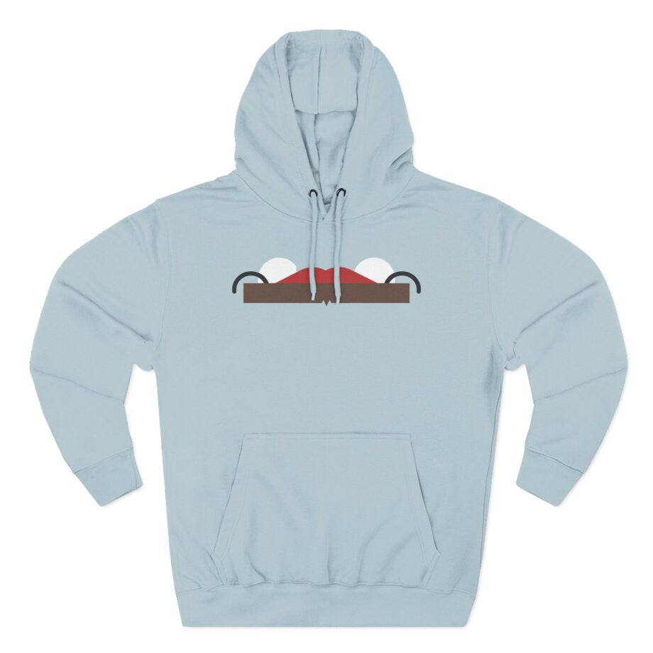 Poofesure Three-Panel Fleece Hoodie