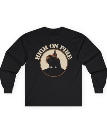 High on Fire Musk Ox Rider Unisex Ultra Cotton Long Sleeve Tee