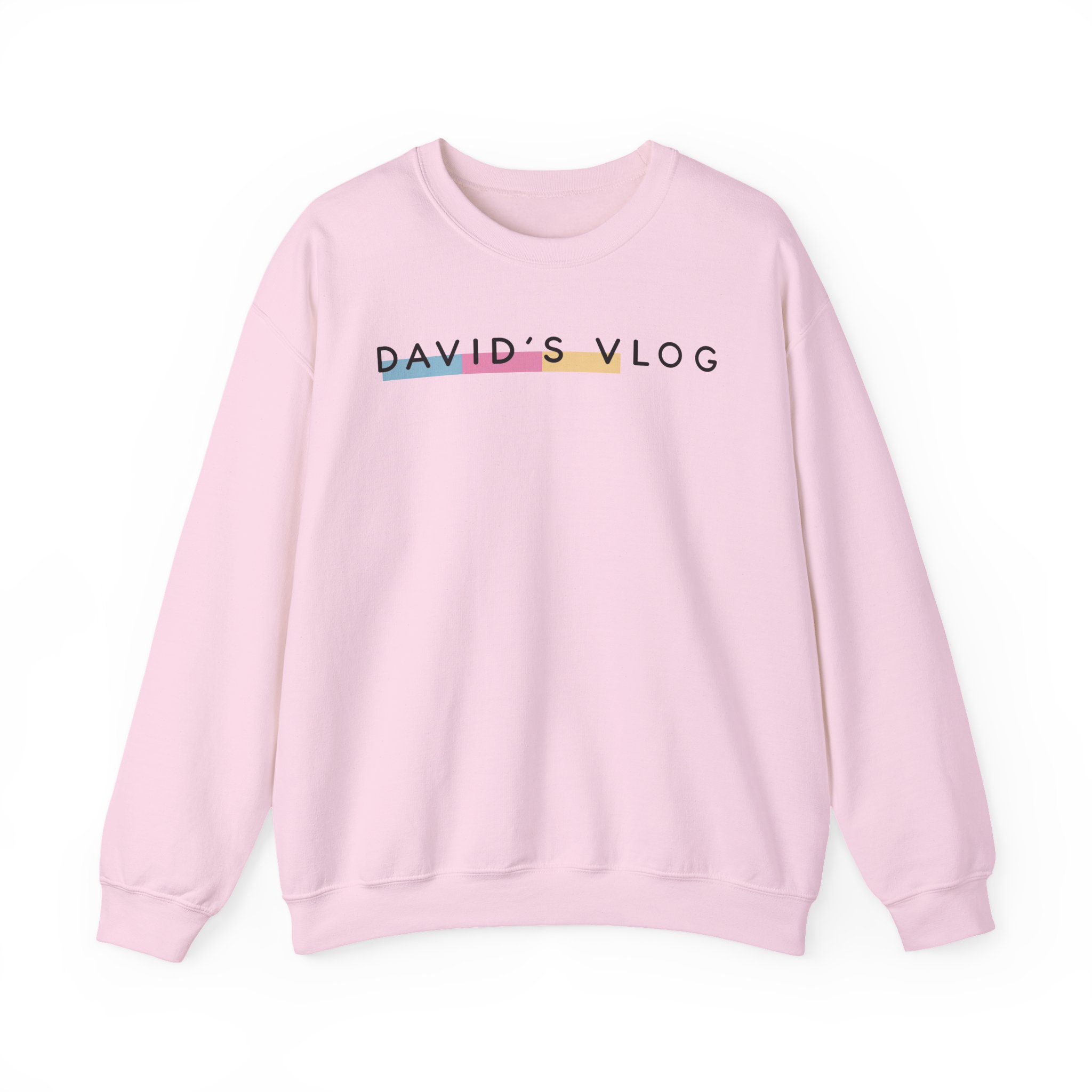 David Dobrik  David's Vlog Unisex Heavy Blendâ„¢ Crewneck Sweatshirt