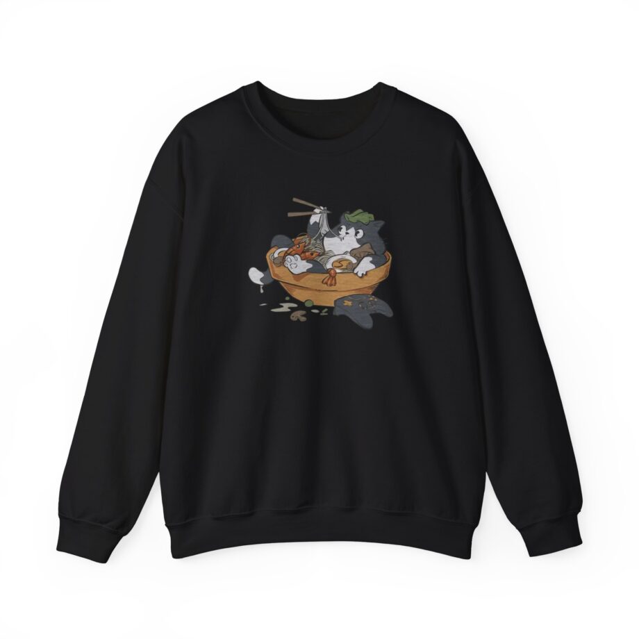 Lirik Ramen Cat Unisex Heavy Blend™ Crewneck Sweatshirt