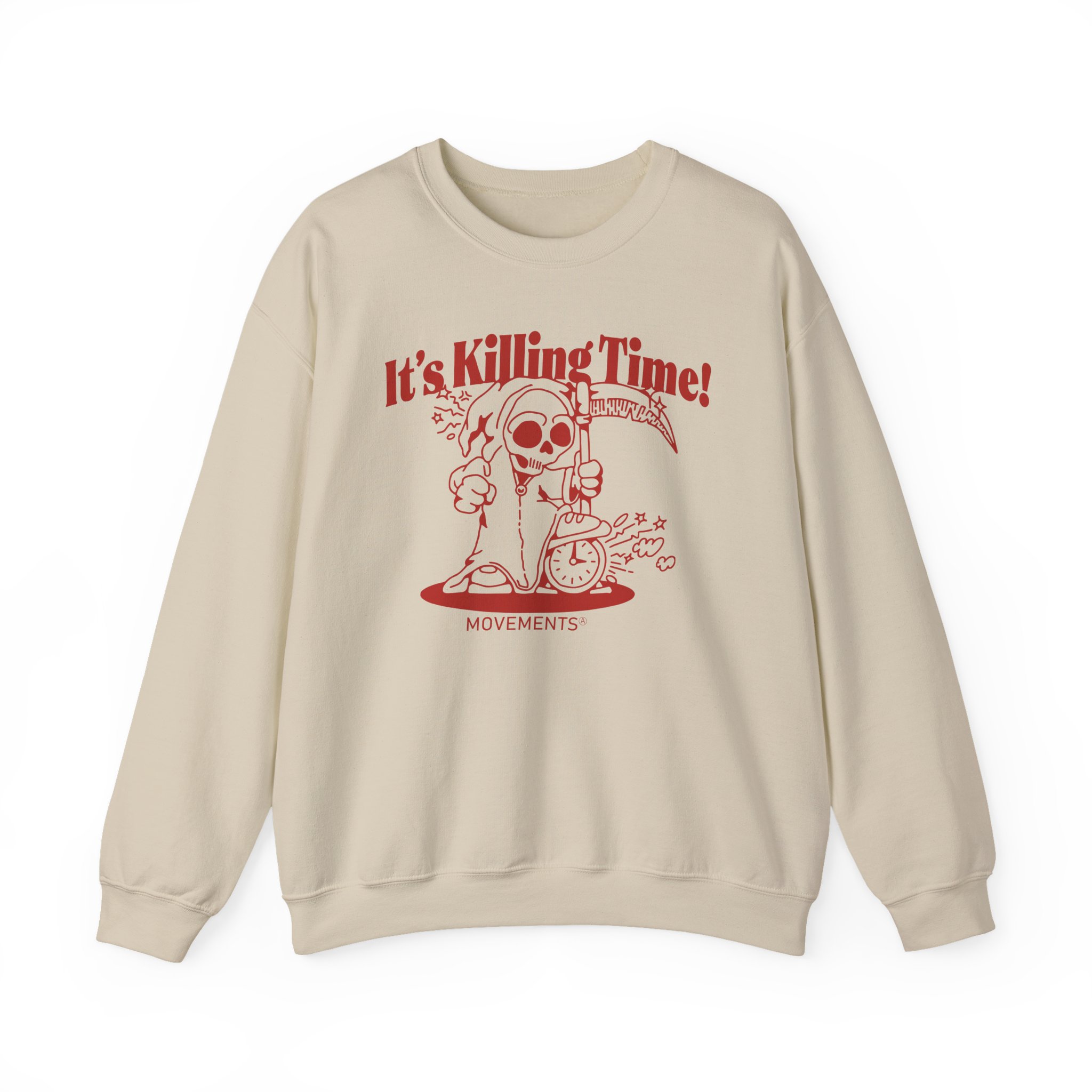 Movements Killing Time Unisex Heavy Blendâ„¢ Crewneck Sweatshirt