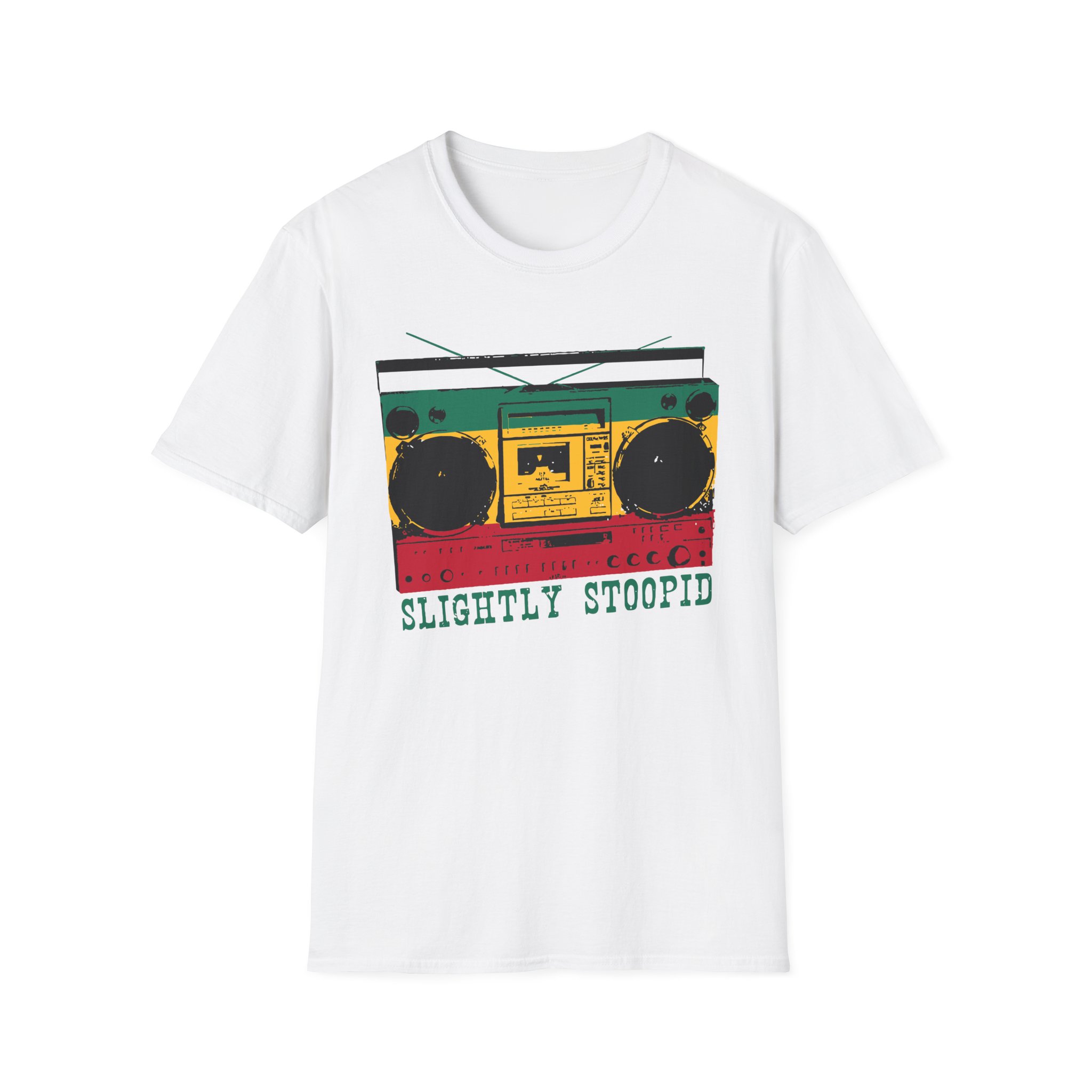 Slightly Stoopid Ghetto Blaster Raglan Unisex Softstyle T-Shirt