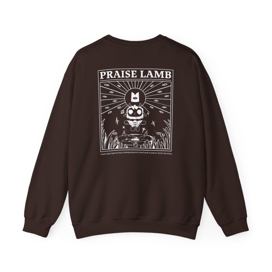 Cult of the Lamb Praise Lamb Unisex Heavy Blend™ Crewneck Sweatshirt