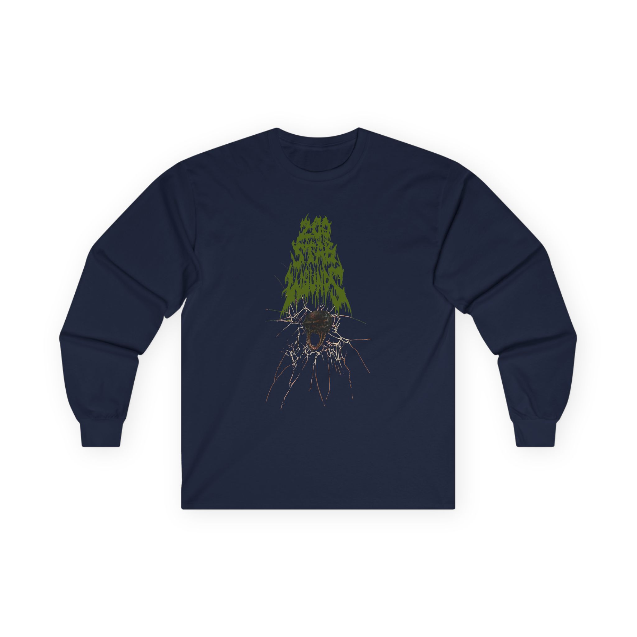 200 Stab Wounds Spider Skull Unisex Ultra Cotton Long Sleeve Tee