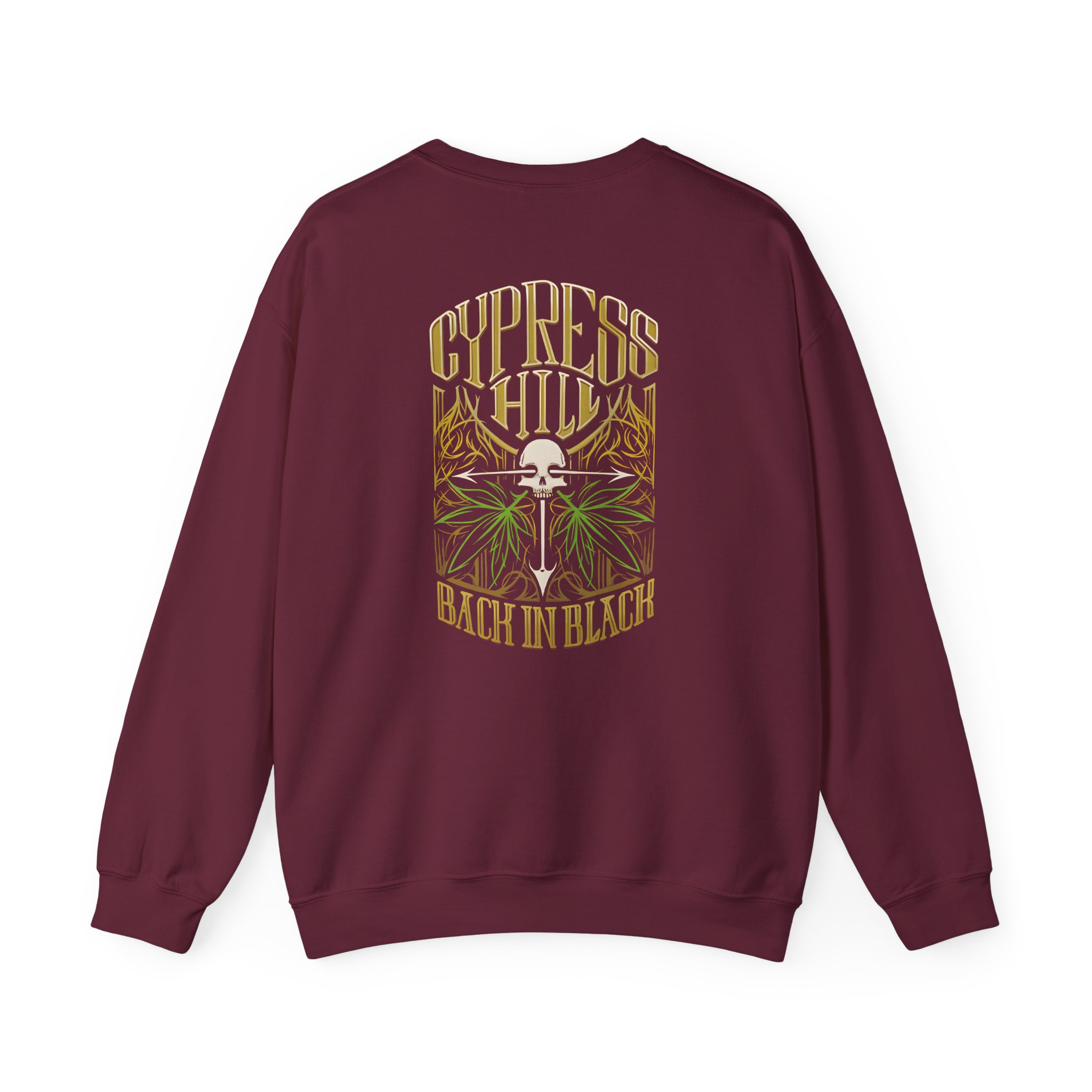 Cypress Hill Back In Black Unisex Heavy Blendâ„¢ Crewneck Sweatshirt