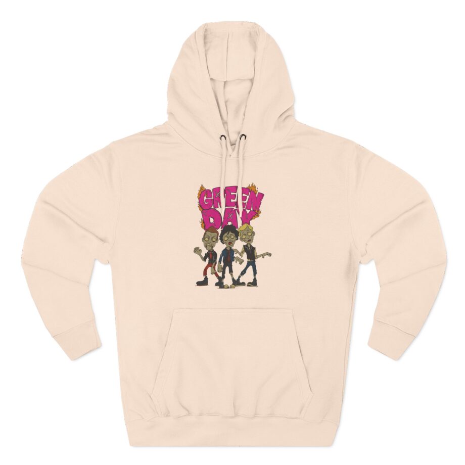 Green Day Walking Green Day Zombie Three-Panel Fleece Hoodie