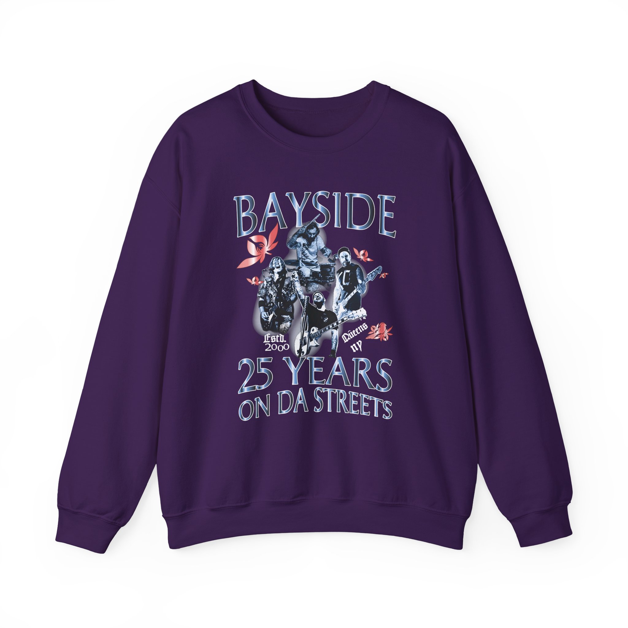 Bayside Bootleg Unisex Heavy Blendâ„¢ Crewneck Sweatshirt