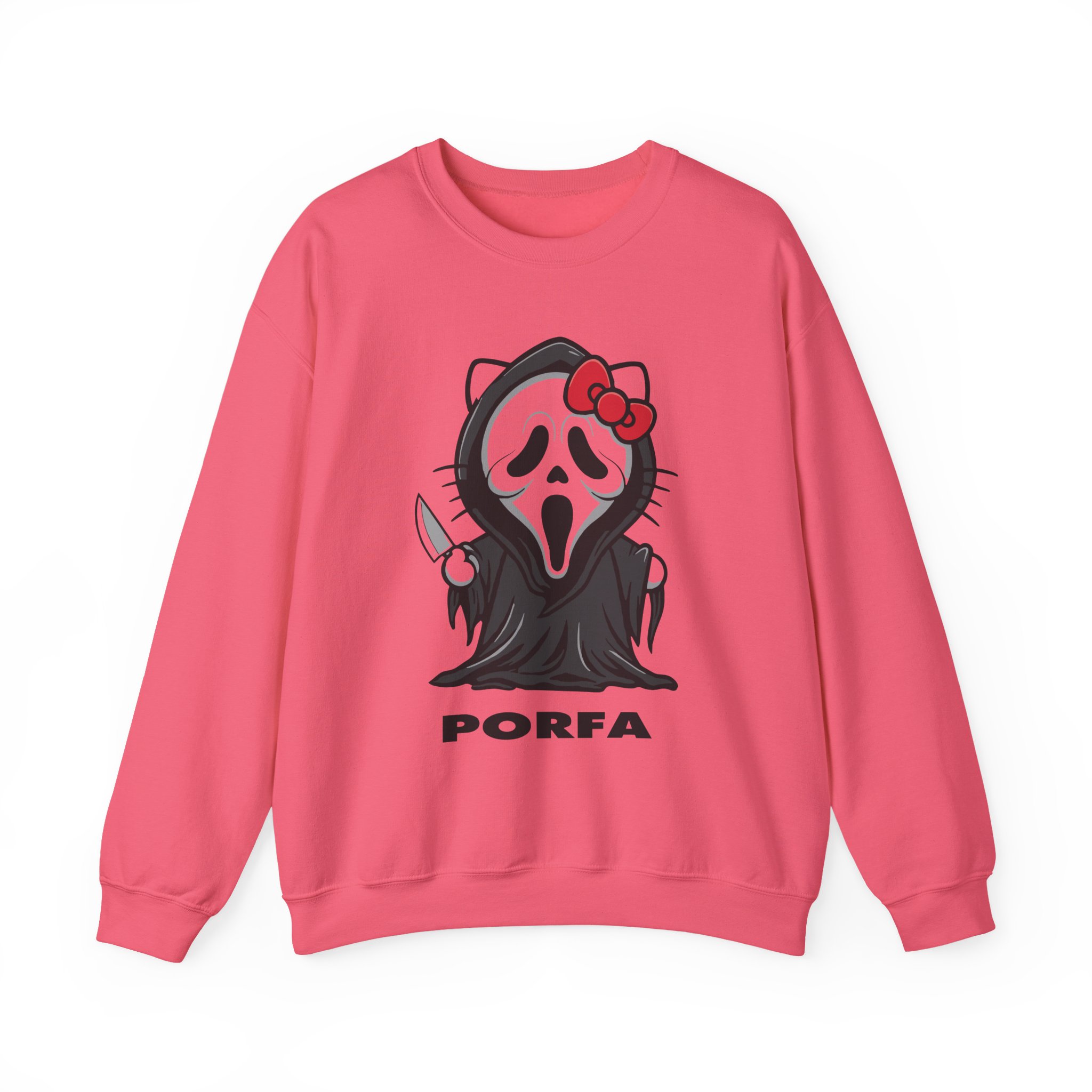 Porfa Scream Halloween Unisex Heavy Blendâ„¢ Crewneck Sweatshirt