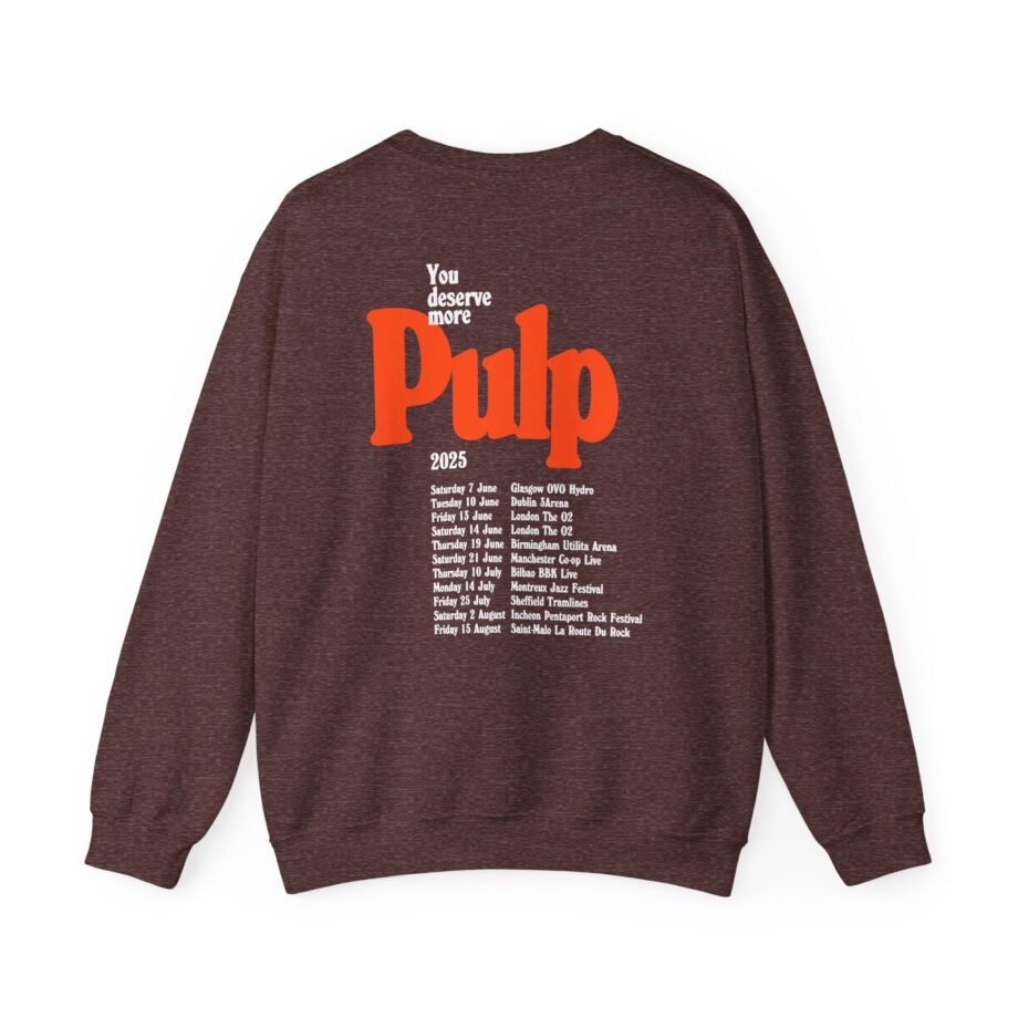 Pulp More 2025 Tour Unisex Heavy Blend™ Crewneck Sweatshirt
