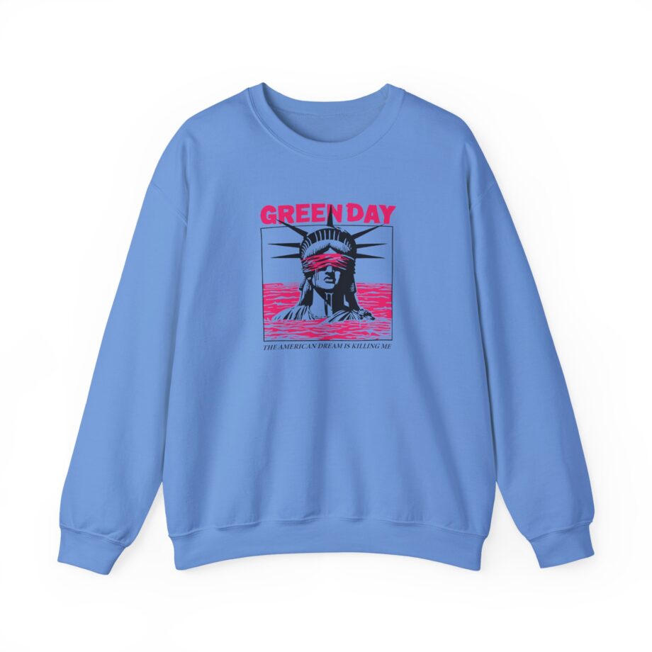 Green Day Lady Liberty Unisex Heavy Blend™ Crewneck Sweatshirt