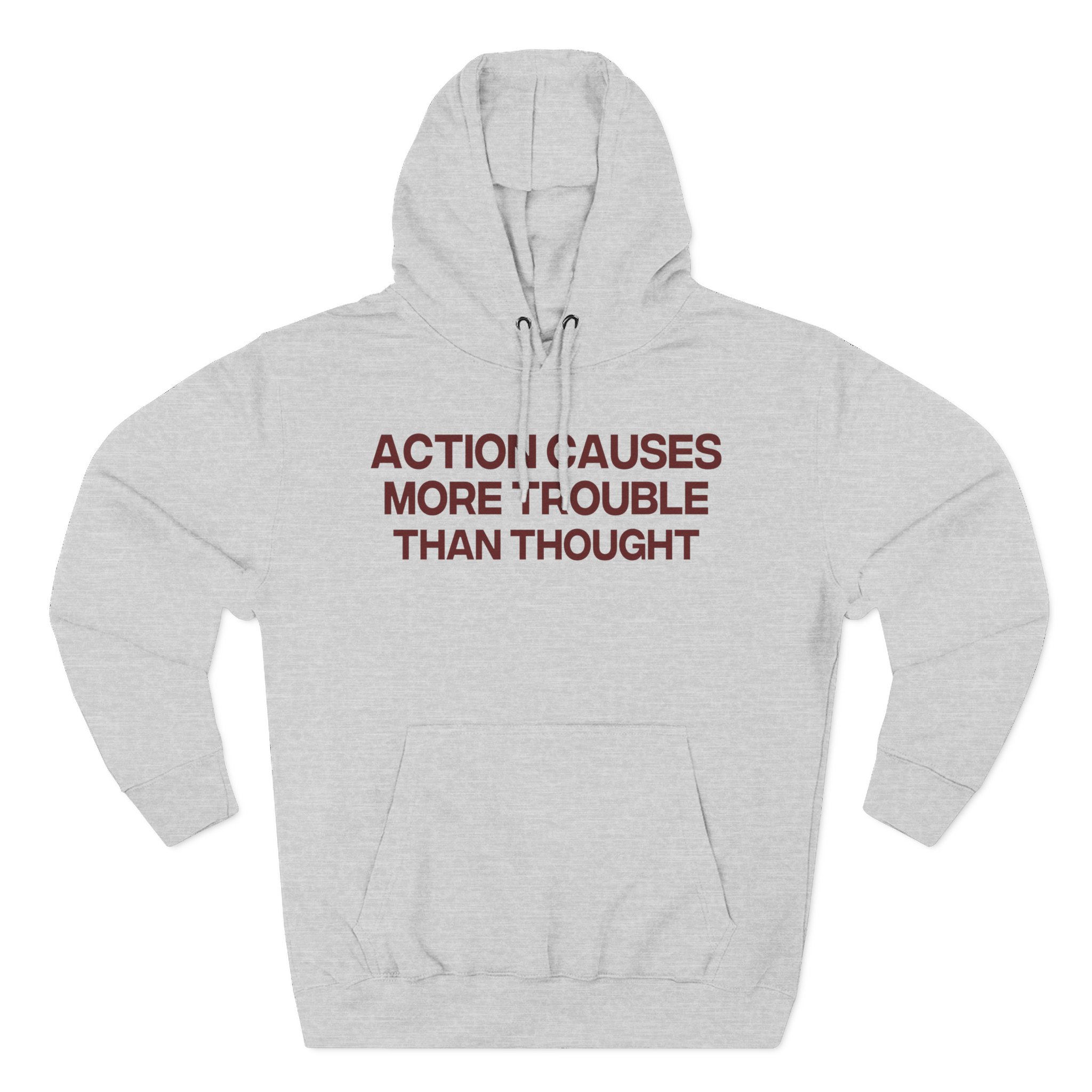Jenny Holzer Action Causes More Trouble Than Thought Three-Panel Fleece Hoodie