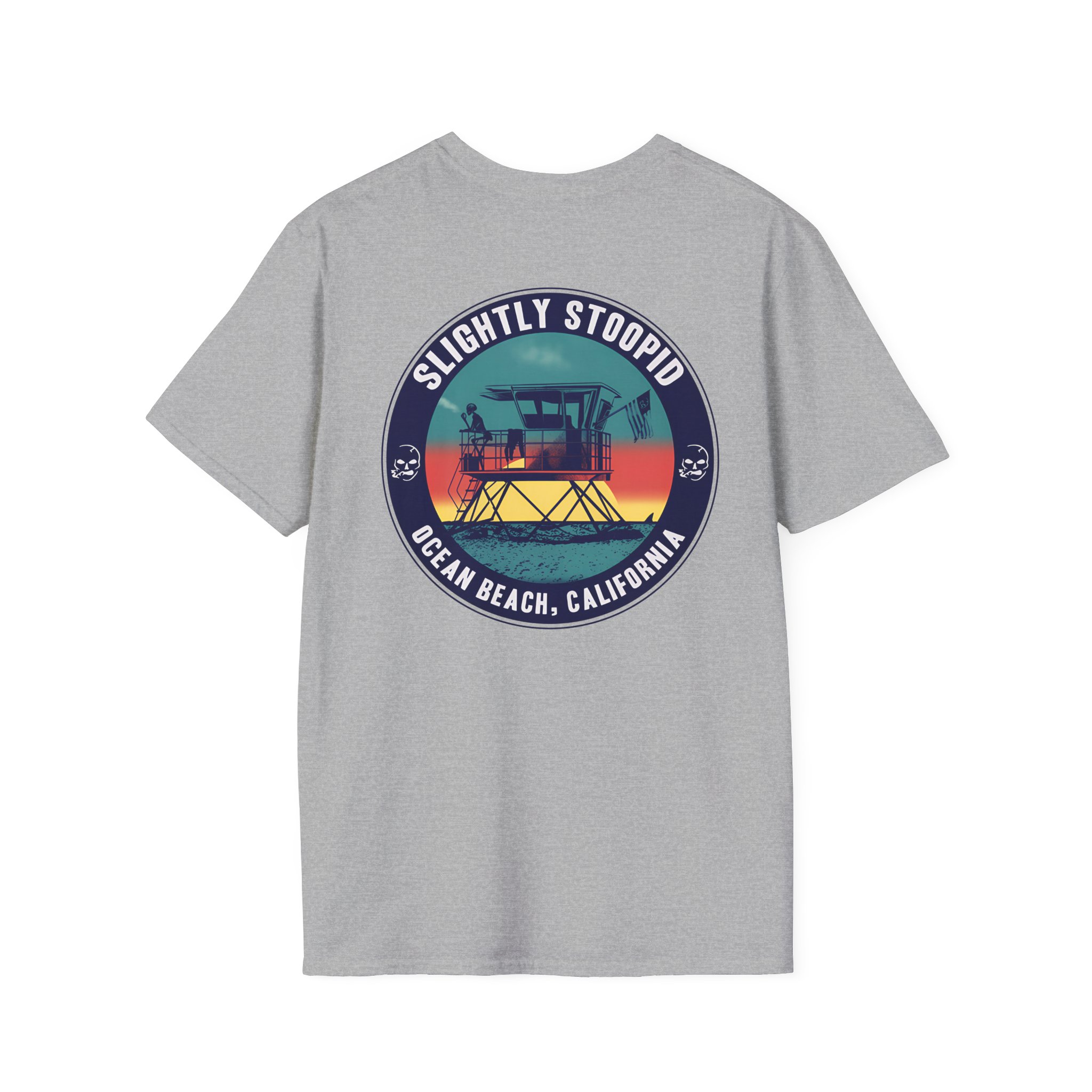 Slightly Stoopid Lifeguard Raglan Unisex Softstyle T-Shirt