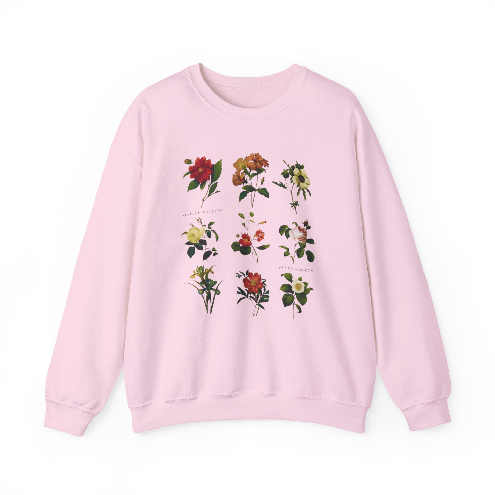 Hayley Williams Petals for Armor Floral Girls Unisex Heavy Blendâ„¢ Crewneck Sweatshirt