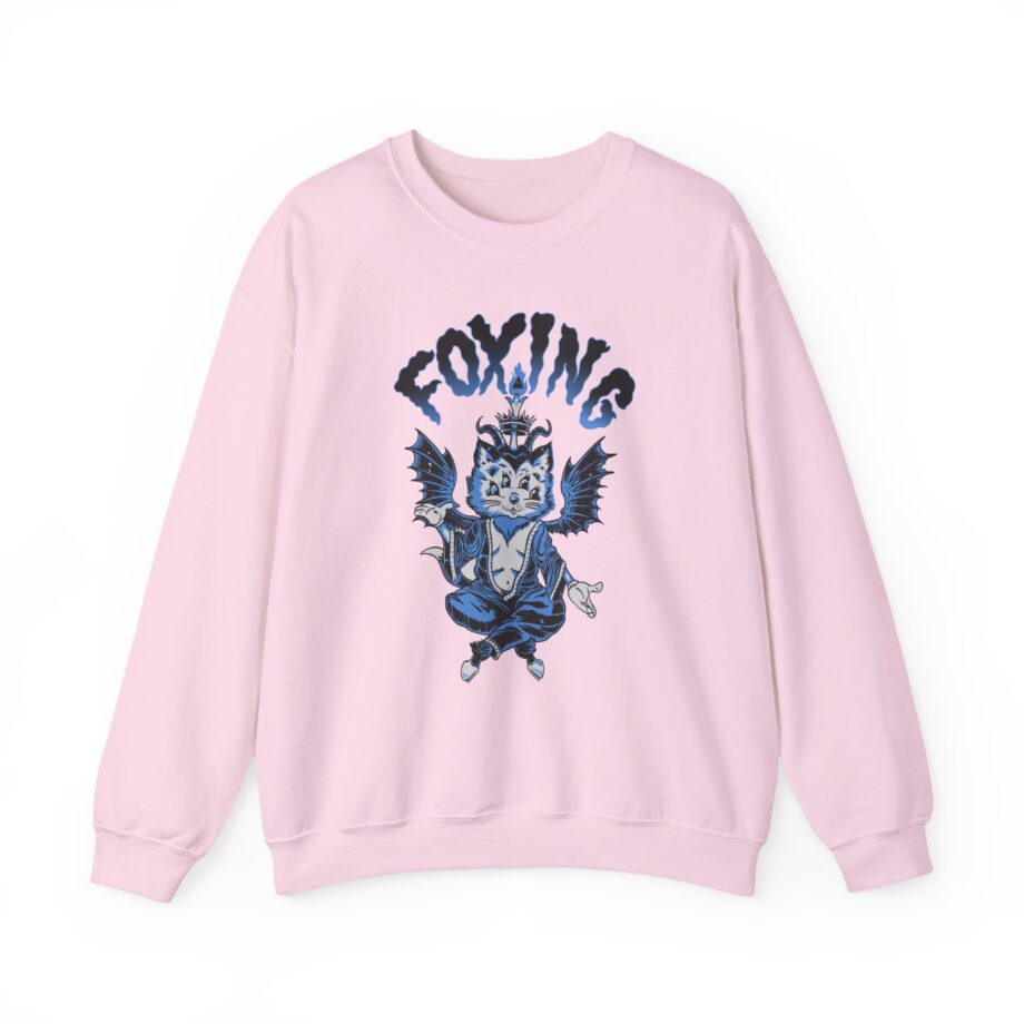 Foxing Four-eyed Cat Unisex Heavy Blend™ Crewneck Sweatshirt