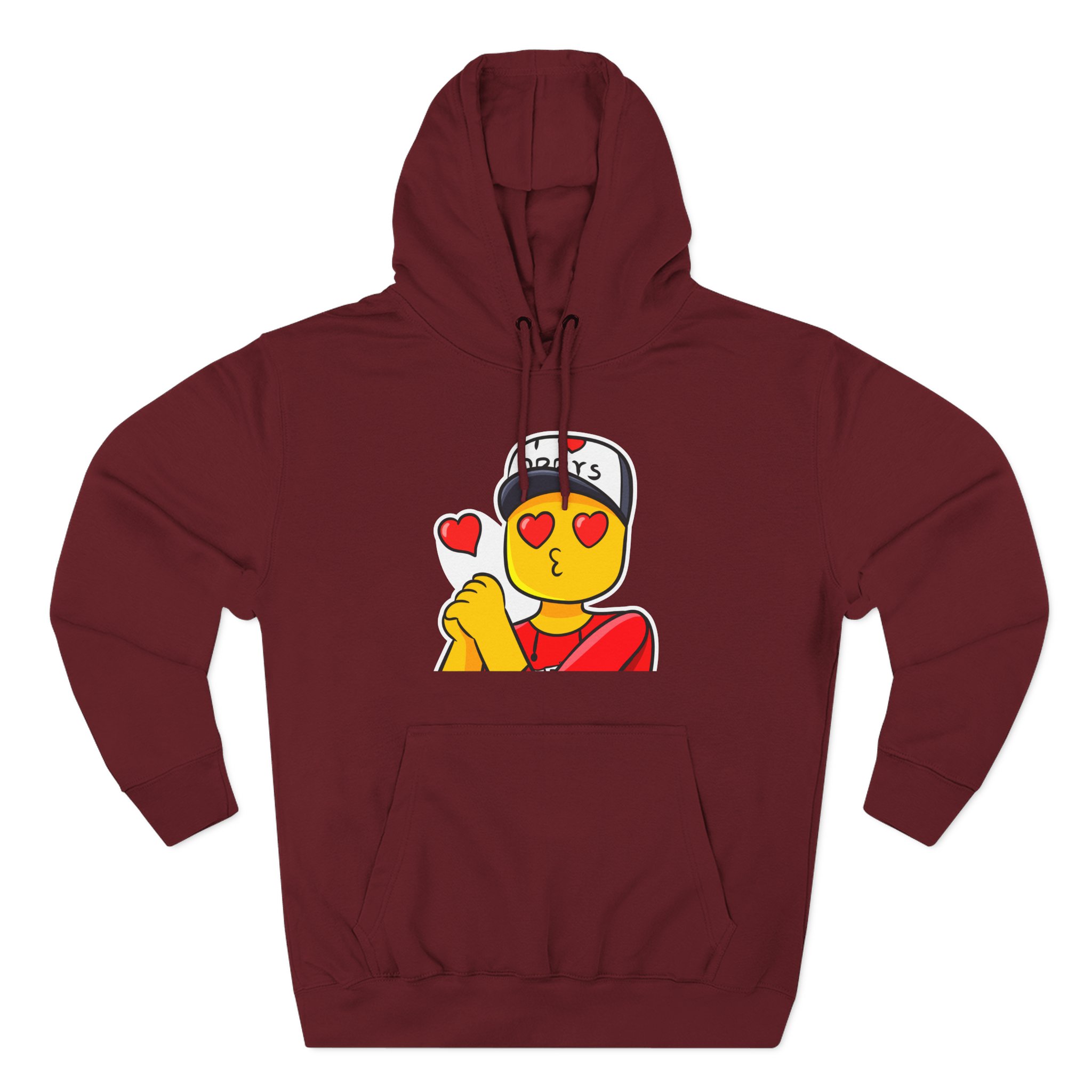 Roblox in Love Three-Panel Fleece Hoodie