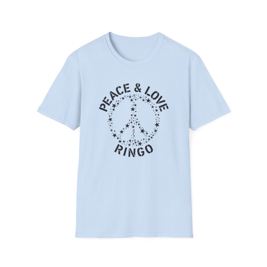 Ringo Starr Peace & Love Unisex Softstyle T-Shirt