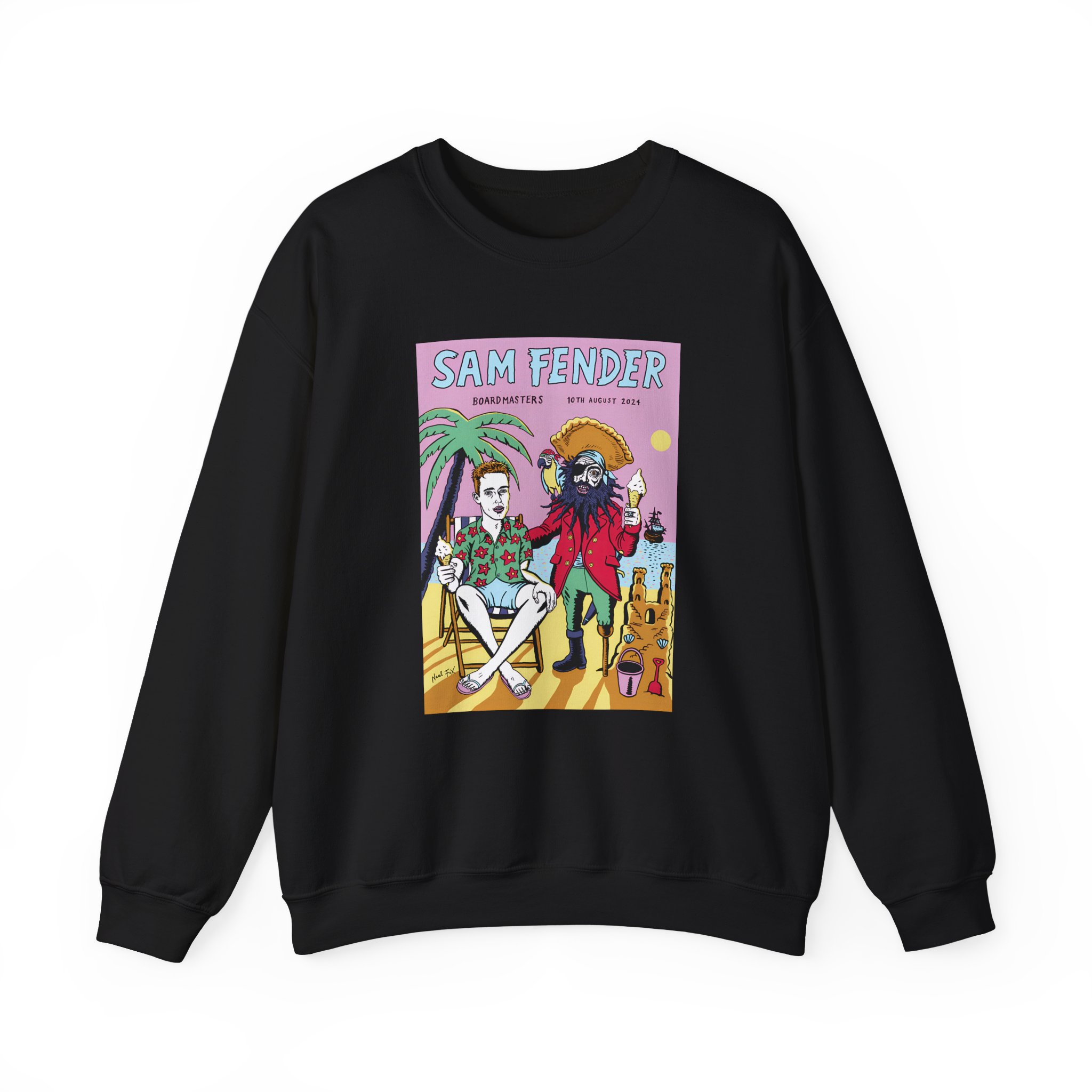 Sam Fender Beach Pirate Unisex Heavy Blendâ„¢ Crewneck Sweatshirt