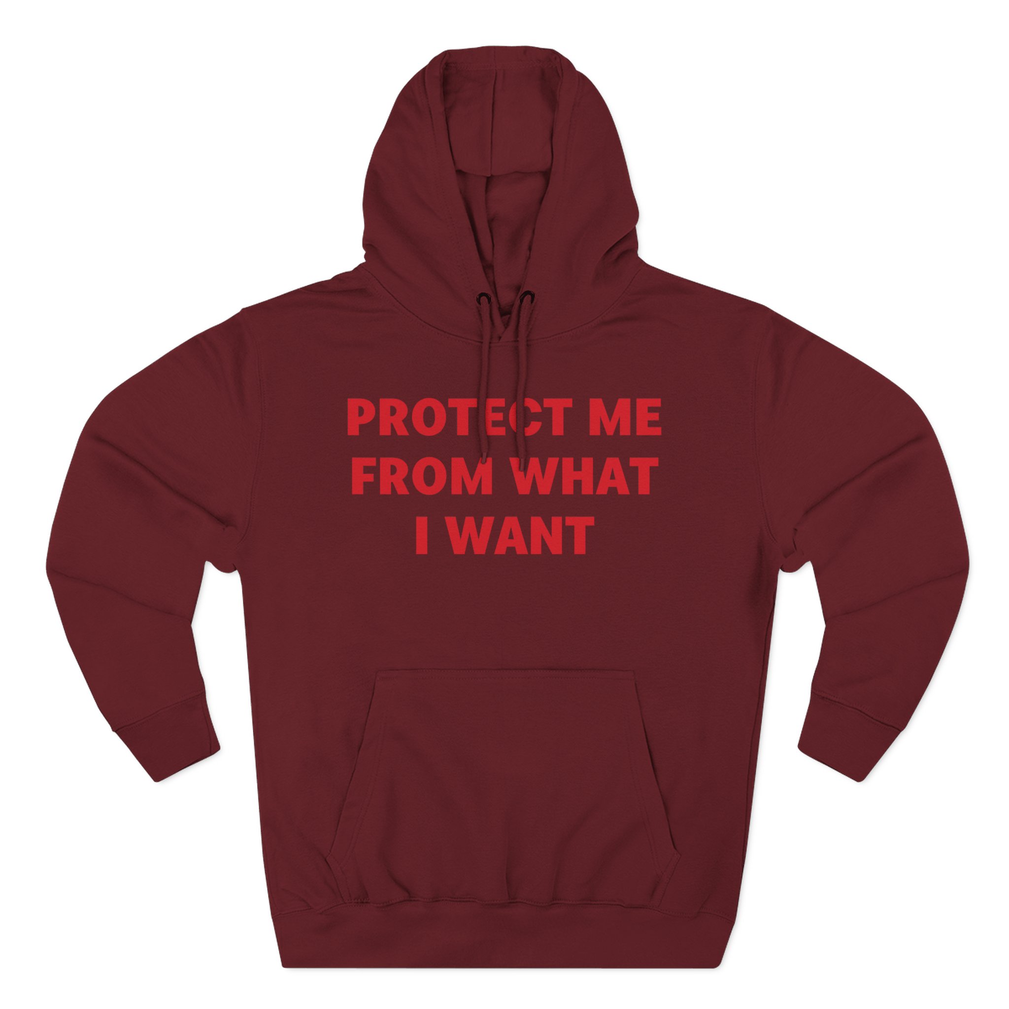 Jenny Holzer Protect Me From What I Want Three-Panel Fleece Hoodie
