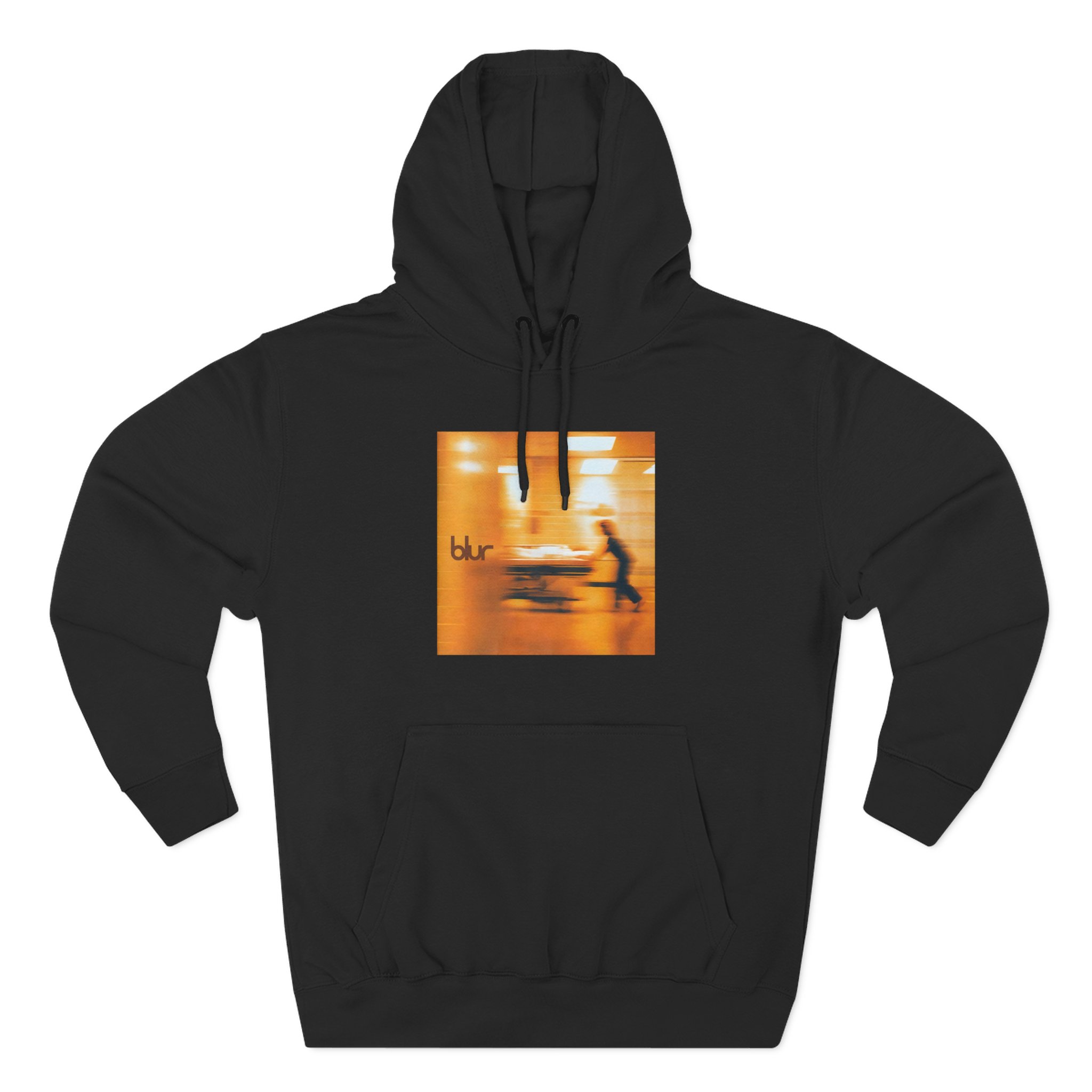 Blur Three-Panel Fleece Hoodie