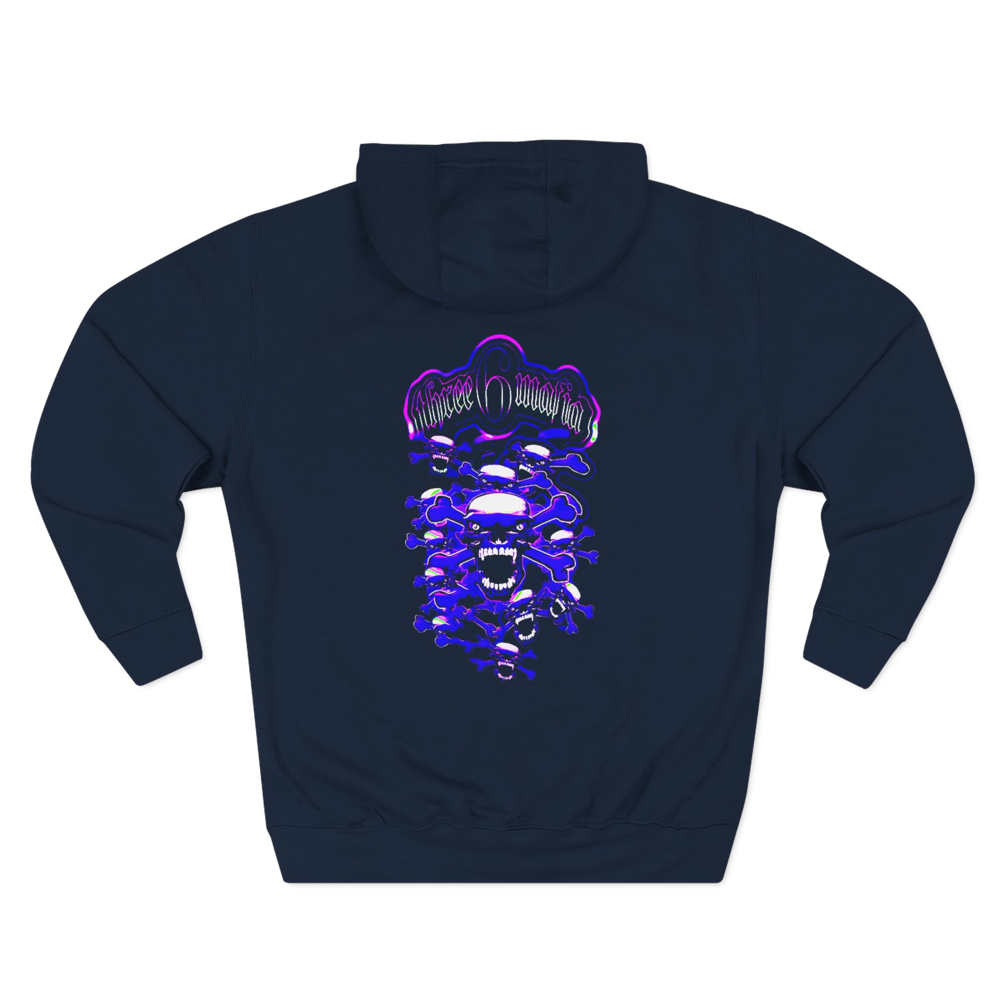 Three 6 Mafia Hard Hittaz Three-Panel Fleece Hoodie