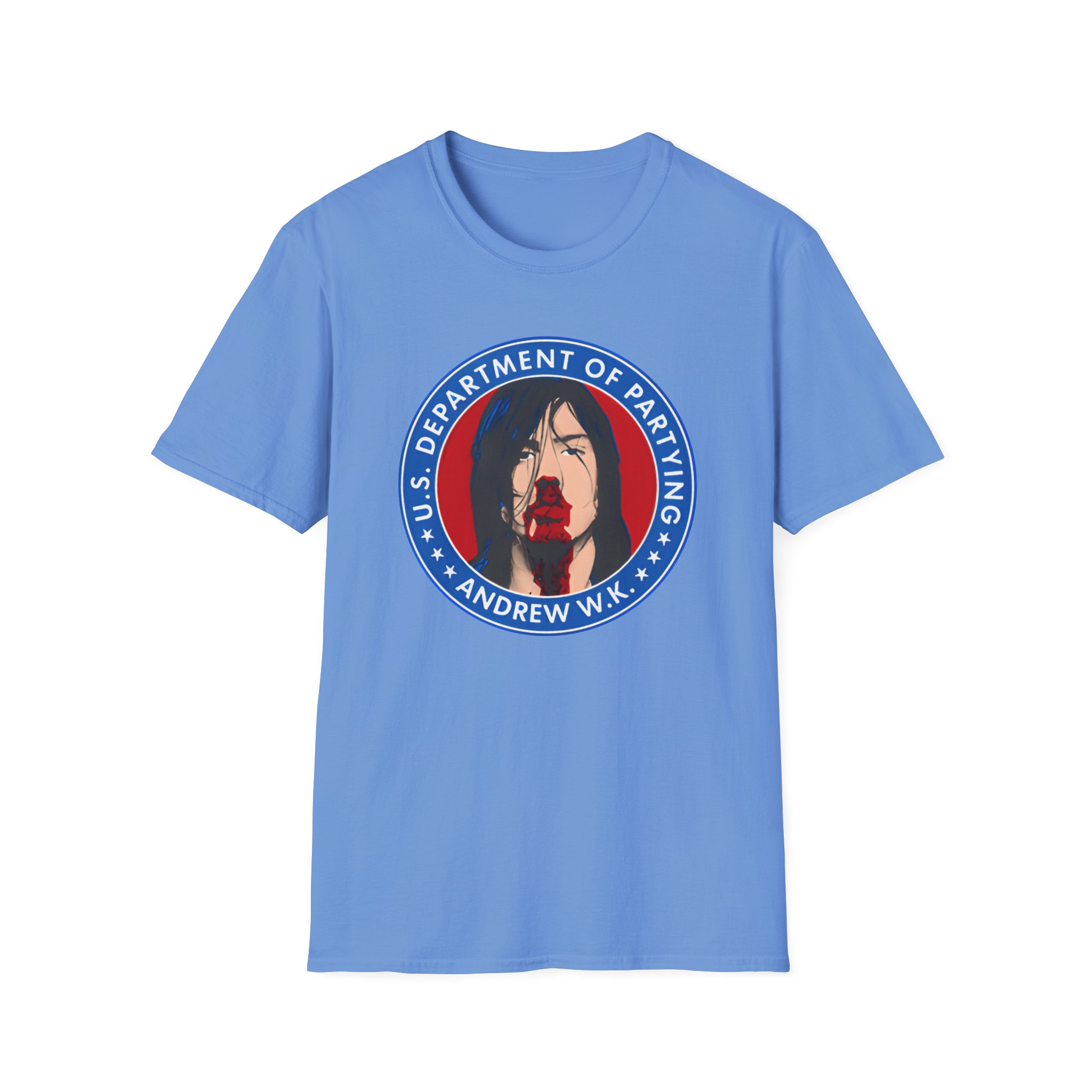 Andrew Wk Us Dept of Partying Unisex Softstyle T-Shirt