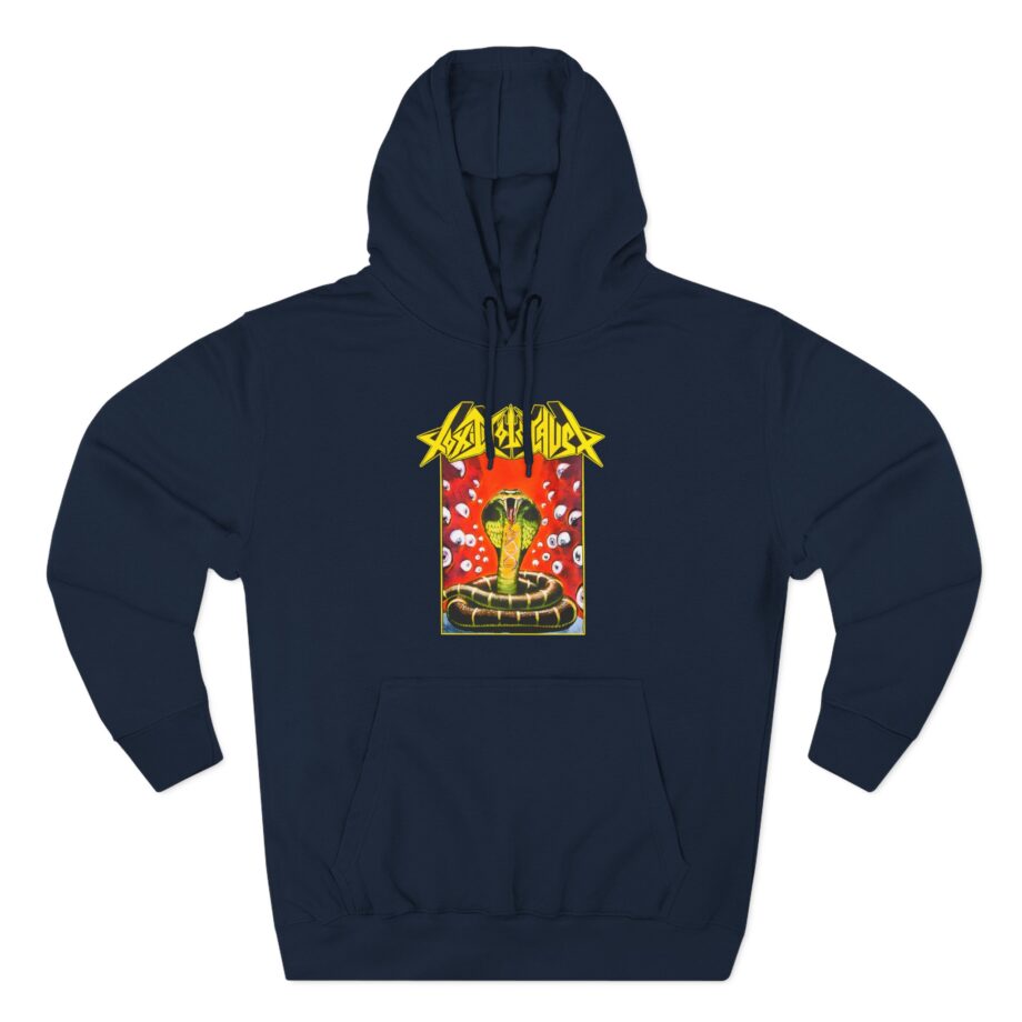 Toxic Holocaust Chemistry of Consciousness Album Art Three-Panel Fleece Hoodie