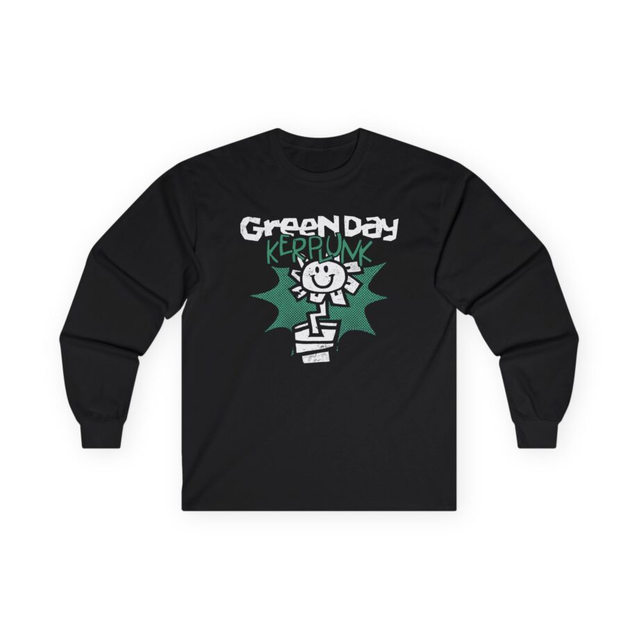 Green Day Kerplunk Vintage Flower Unisex Ultra Cotton Long Sleeve Tee