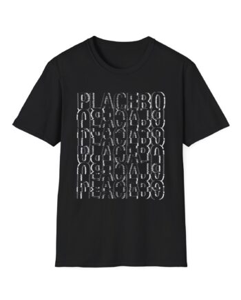 Placebo Black & White Glitch Unisex Softstyle T-Shirt