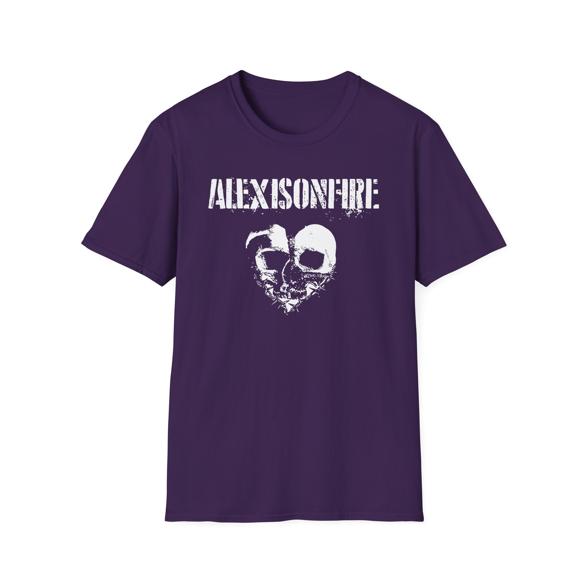 Alexisonfire Barbed Wire Heartskull Unisex Softstyle T-Shirt