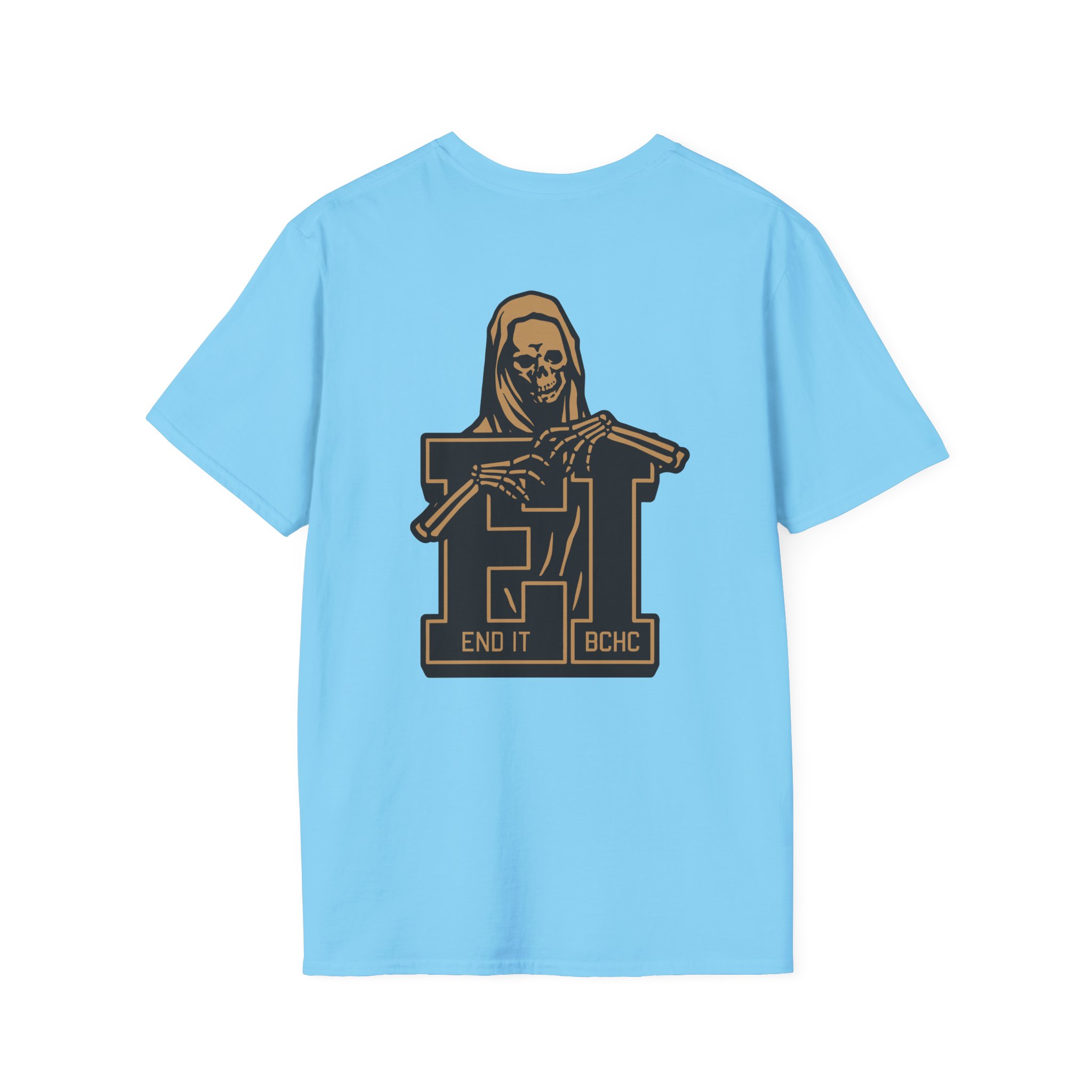 End It Bchc Reaper Emblem Unisex Softstyle T-Shirt