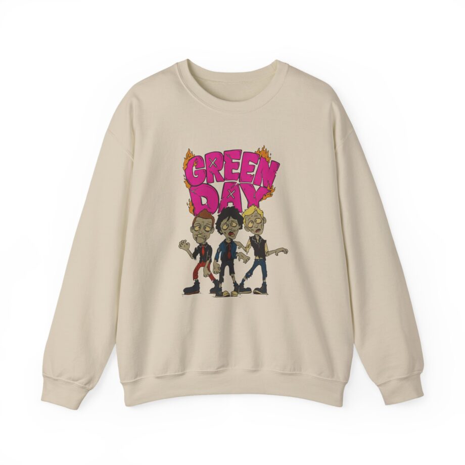Green Day Walking Green Day Zombie Unisex Heavy Blend™ Crewneck Sweatshirt
