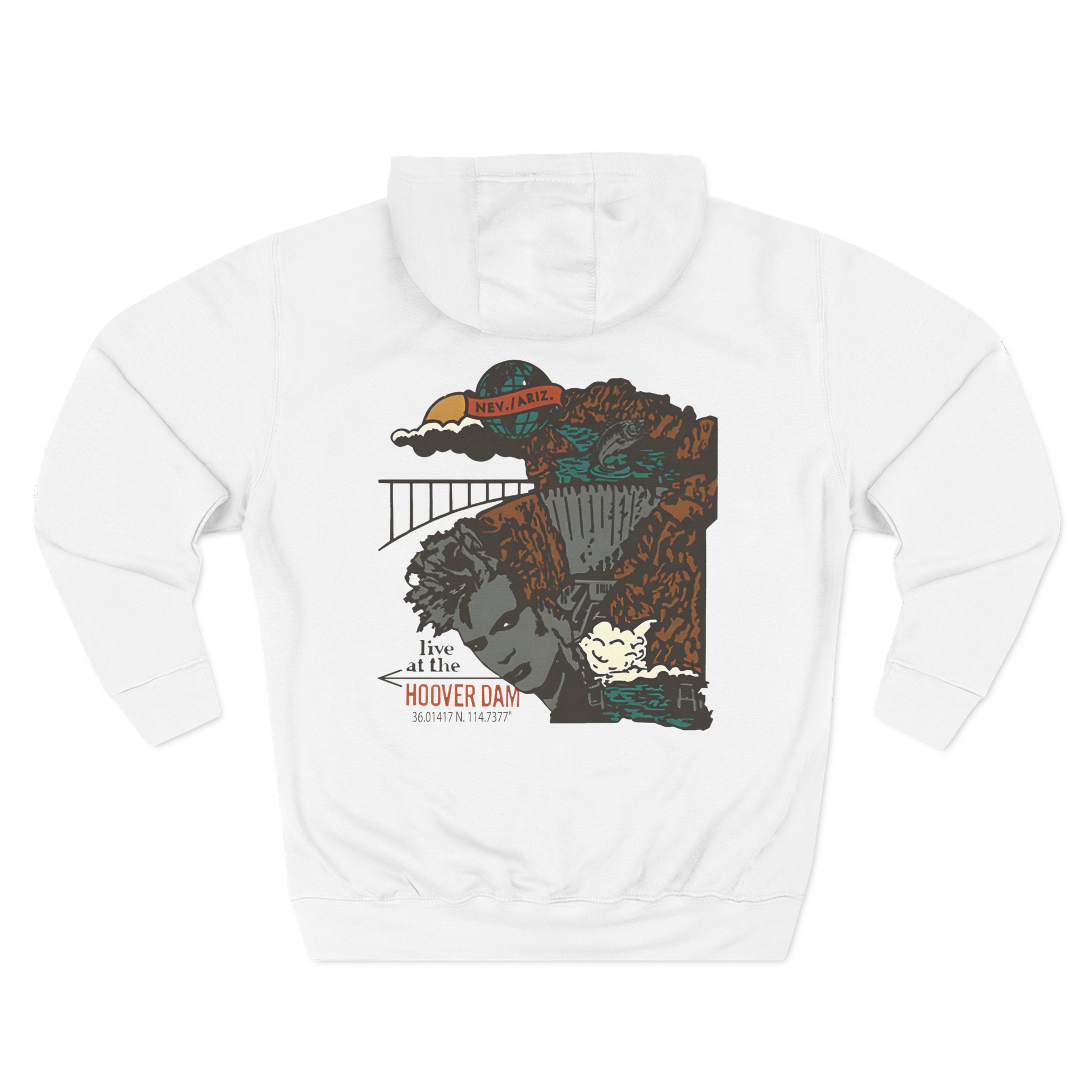 Billy Idol Hoover Dam Three-Panel Fleece Hoodie