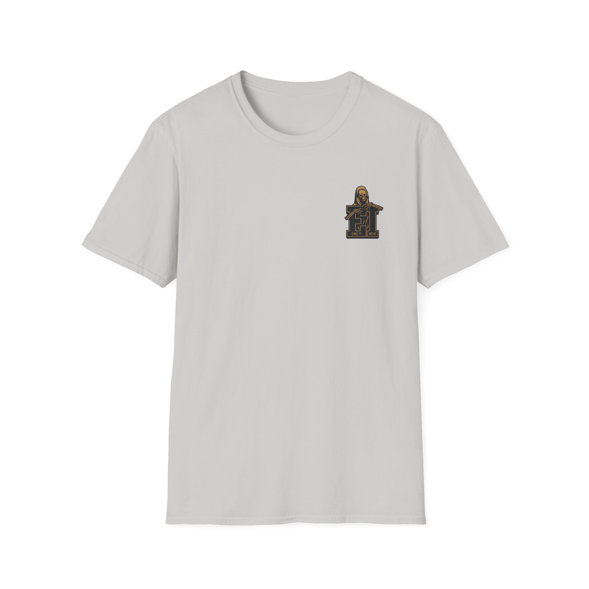 End It Bchc Reaper Emblem Unisex Softstyle T-Shirt