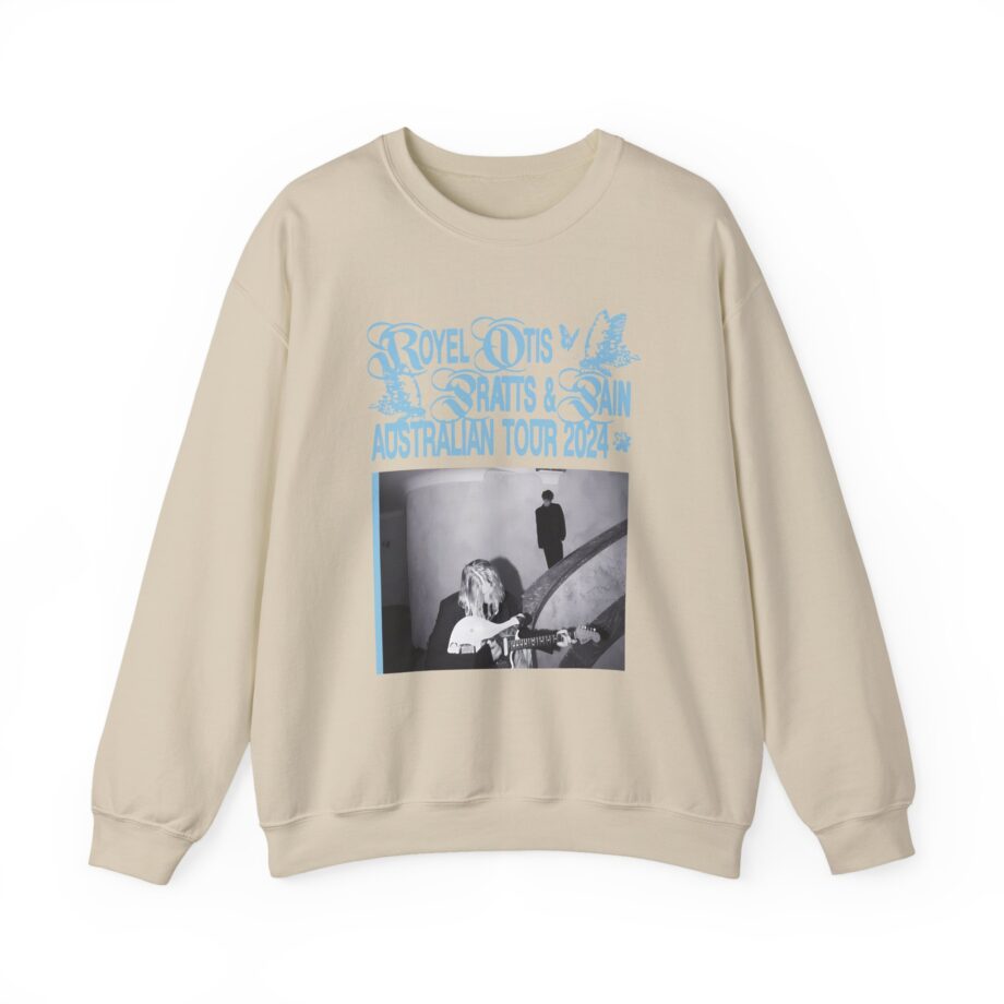 Royel Otis Band Pratts and Pain Australian Tour 2024  Unisex Heavy Blend™ Crewneck Sweatshirt
